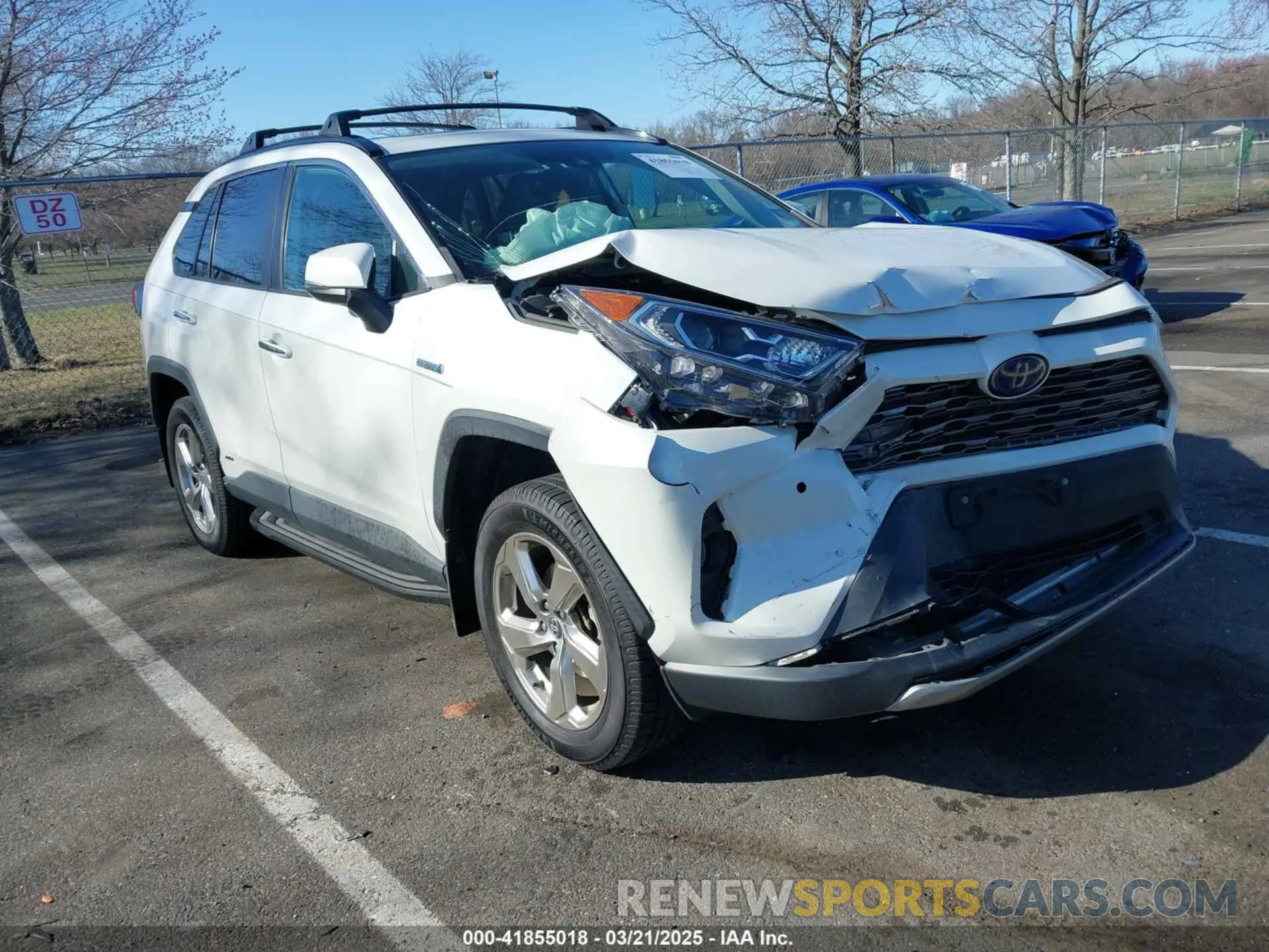 1 fotografías del automóvil dañado 2T3DWRFV2KW024113 TOYOTA RAV4 HYBRID 2019