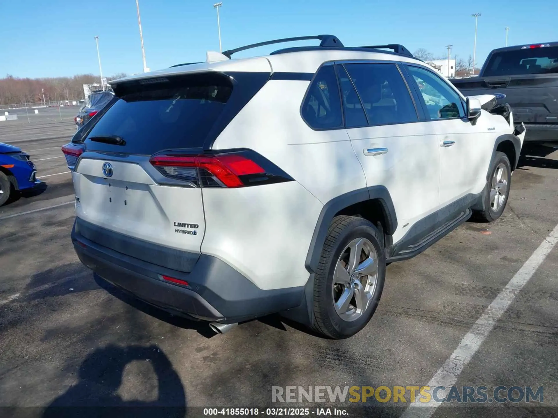 4 fotografías del automóvil dañado 2T3DWRFV2KW024113 TOYOTA RAV4 HYBRID 2019