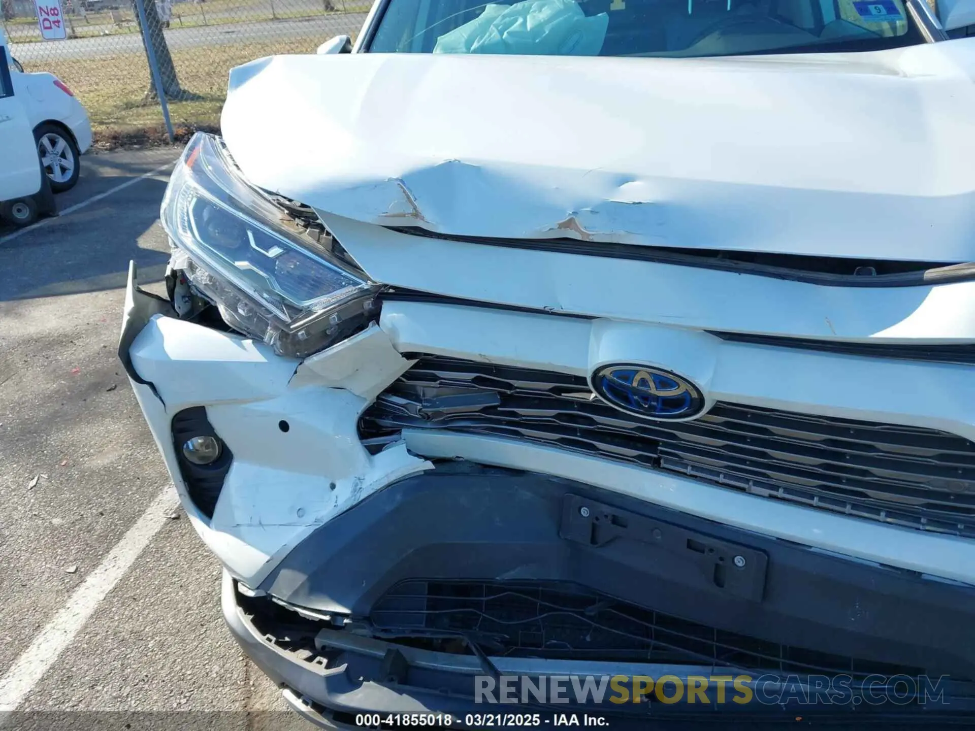 6 fotografías del automóvil dañado 2T3DWRFV2KW024113 TOYOTA RAV4 HYBRID 2019
