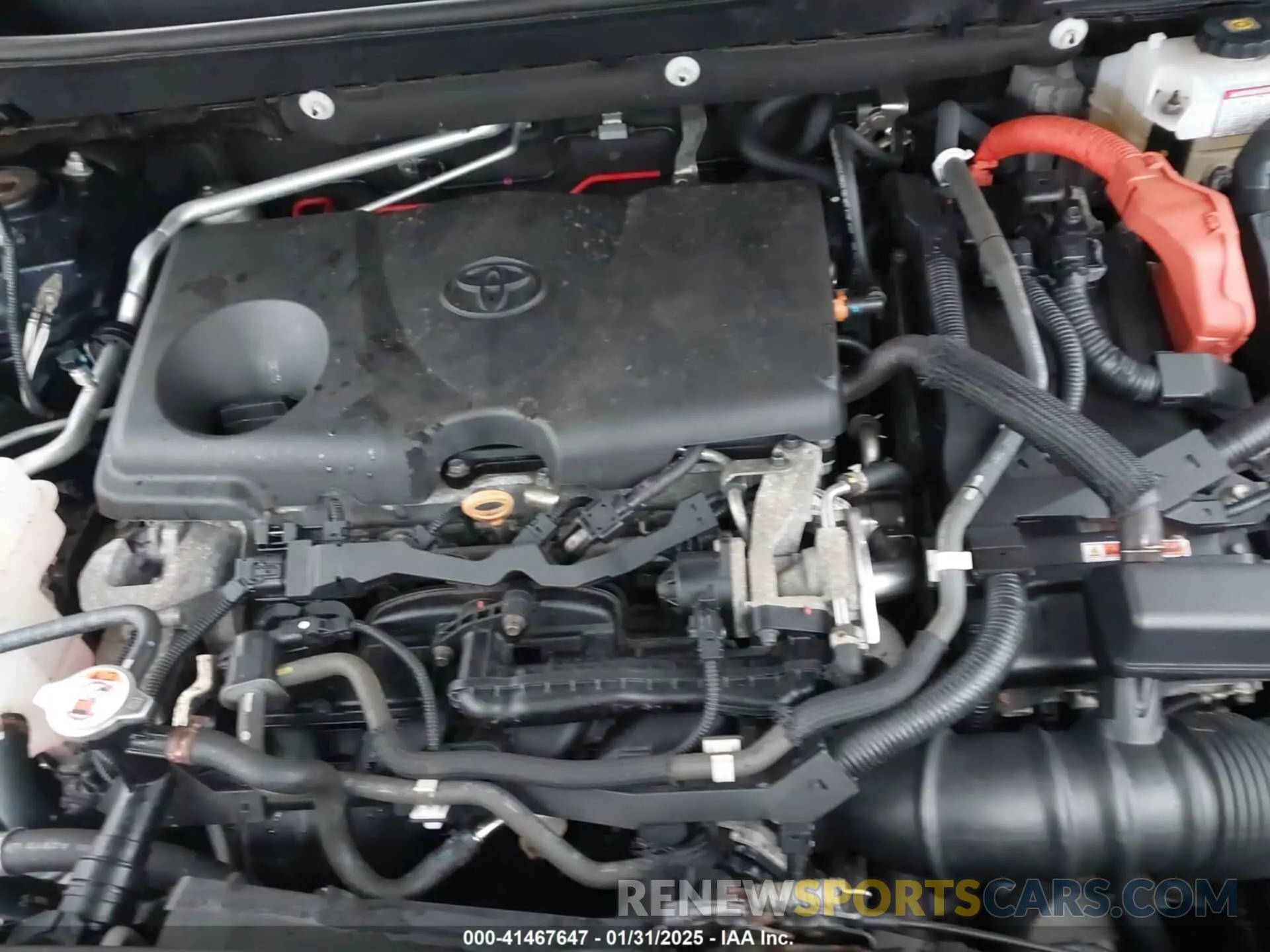 10 fotografías del automóvil dañado 2T3DWRFV2KW041297 TOYOTA RAV4 HYBRID 2019