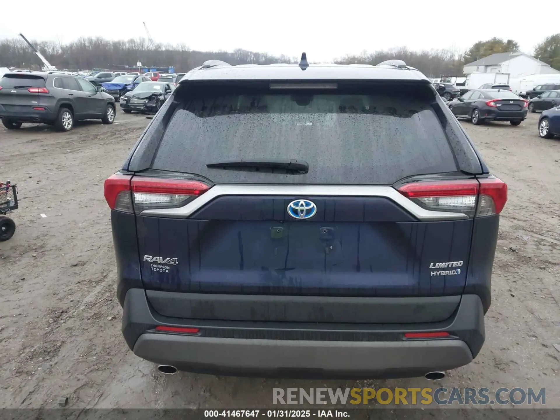 16 fotografías del automóvil dañado 2T3DWRFV2KW041297 TOYOTA RAV4 HYBRID 2019