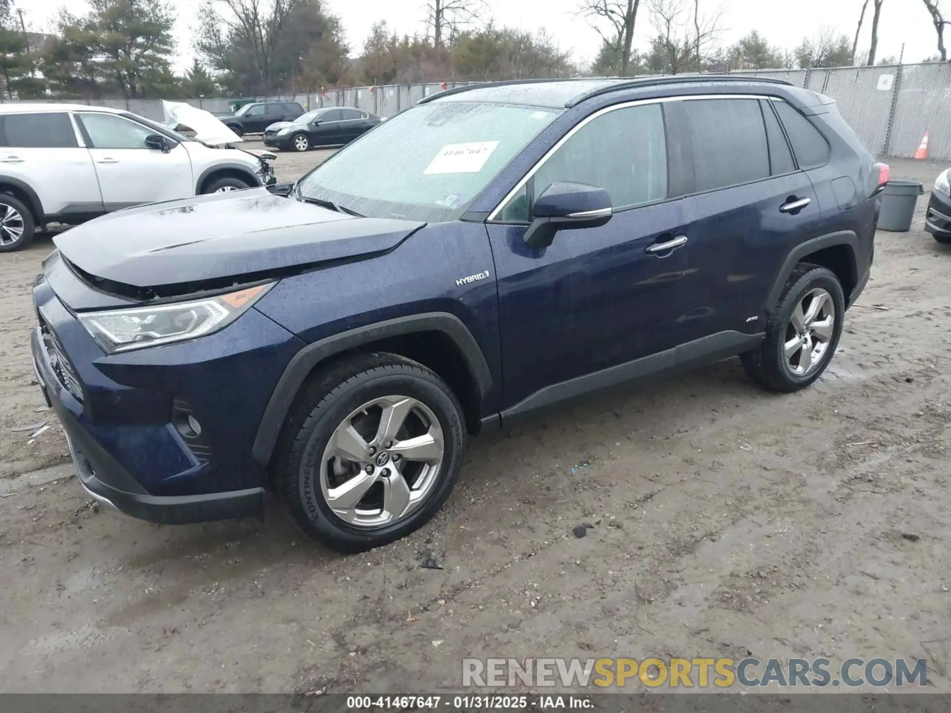 2 fotografías del automóvil dañado 2T3DWRFV2KW041297 TOYOTA RAV4 HYBRID 2019