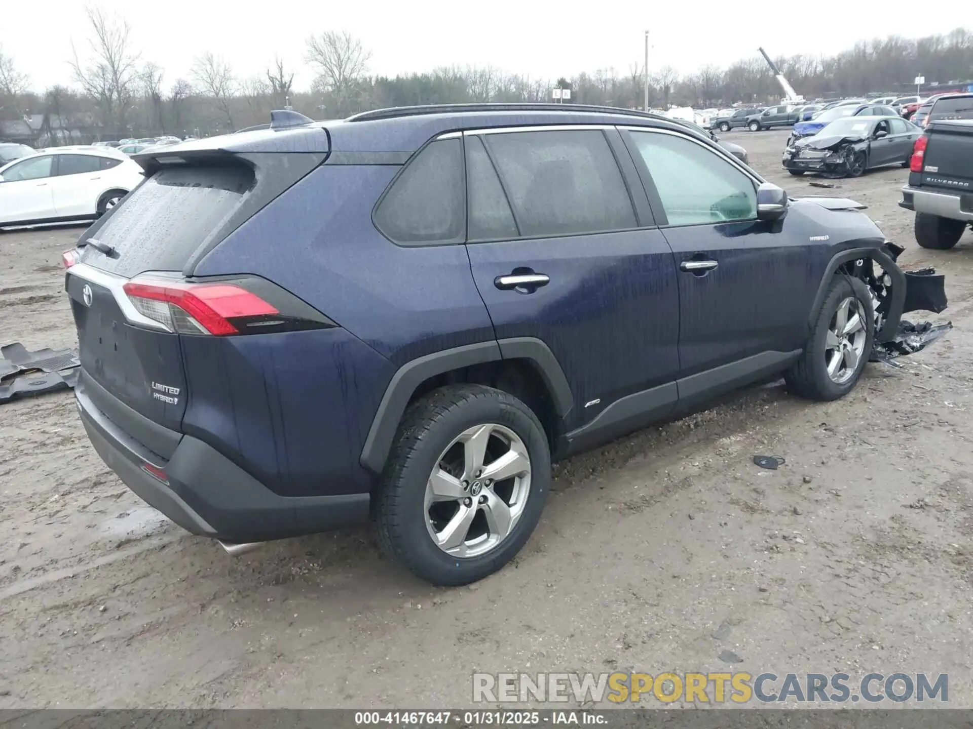 4 fotografías del automóvil dañado 2T3DWRFV2KW041297 TOYOTA RAV4 HYBRID 2019