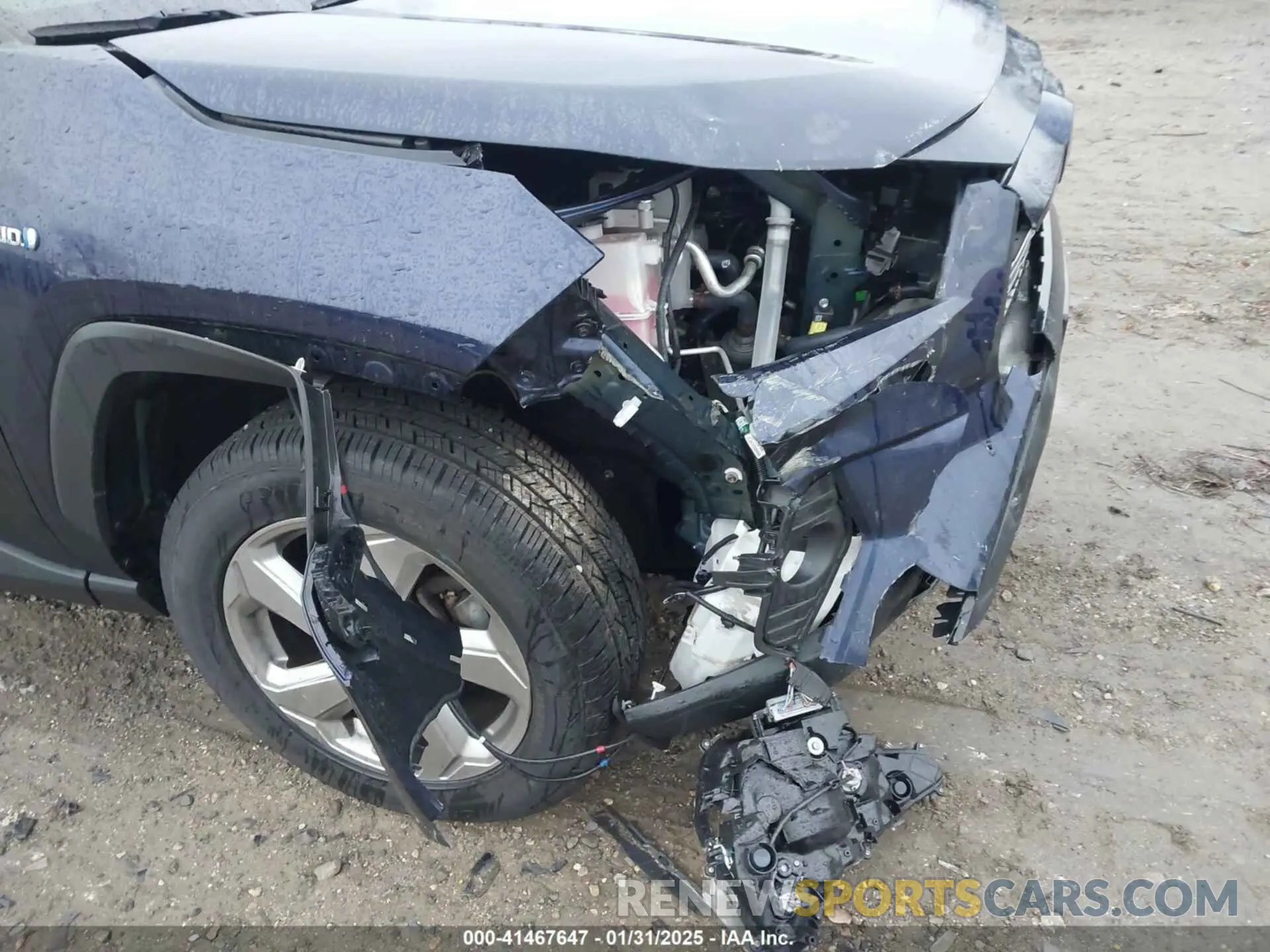6 fotografías del automóvil dañado 2T3DWRFV2KW041297 TOYOTA RAV4 HYBRID 2019