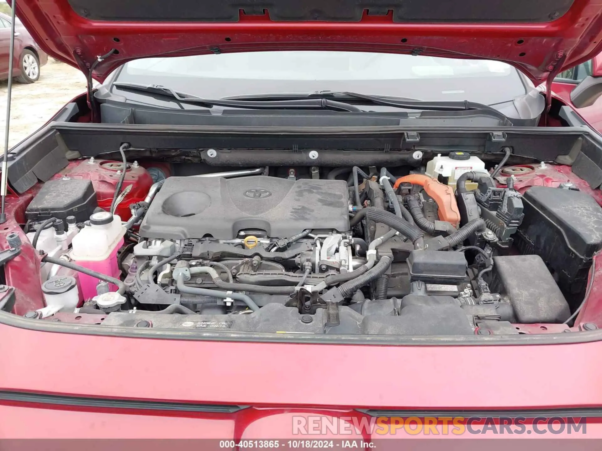 10 fotografías del automóvil dañado 2T3DWRFV3KW019034 TOYOTA RAV4 HYBRID 2019