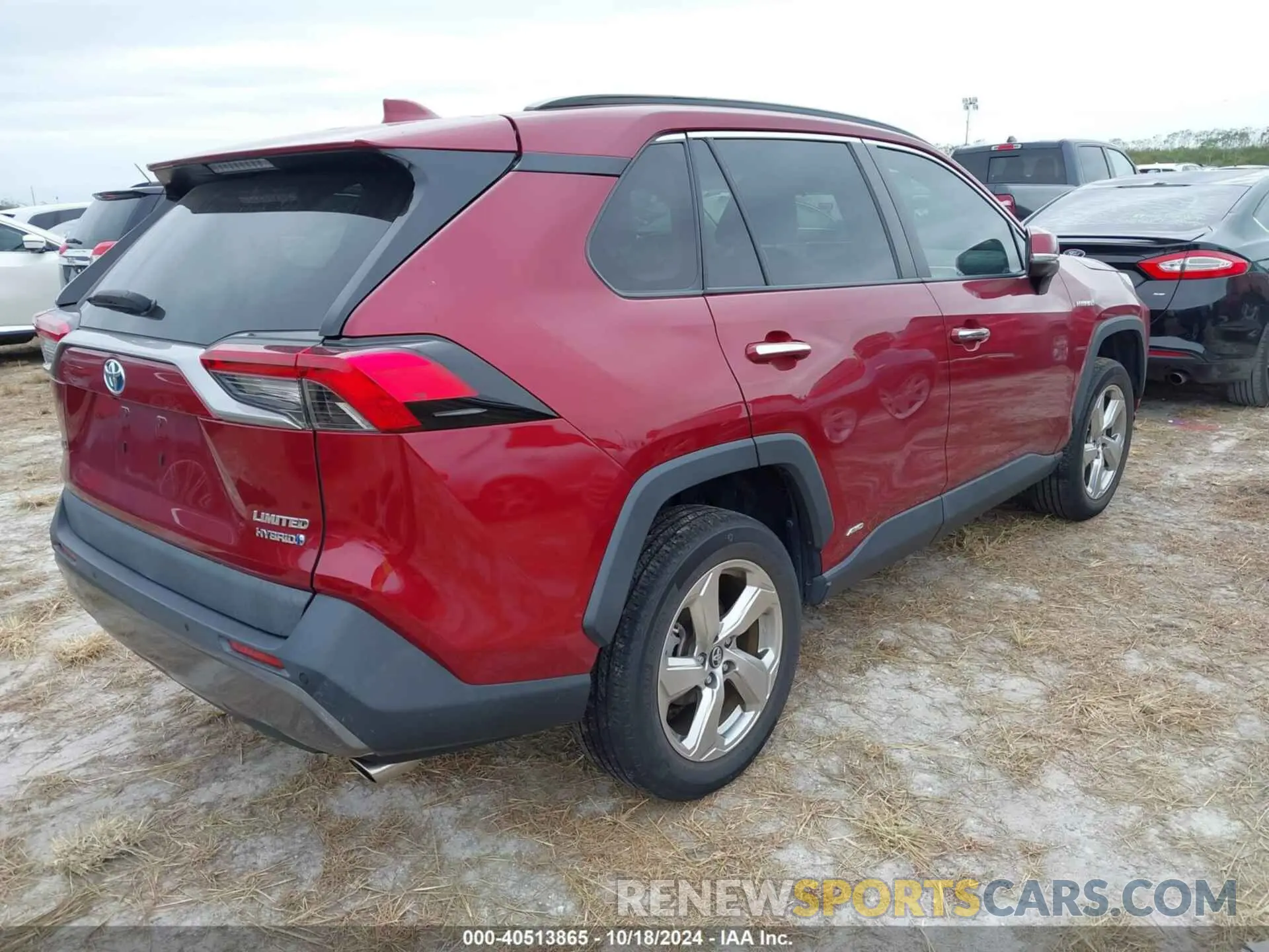 4 fotografías del automóvil dañado 2T3DWRFV3KW019034 TOYOTA RAV4 HYBRID 2019