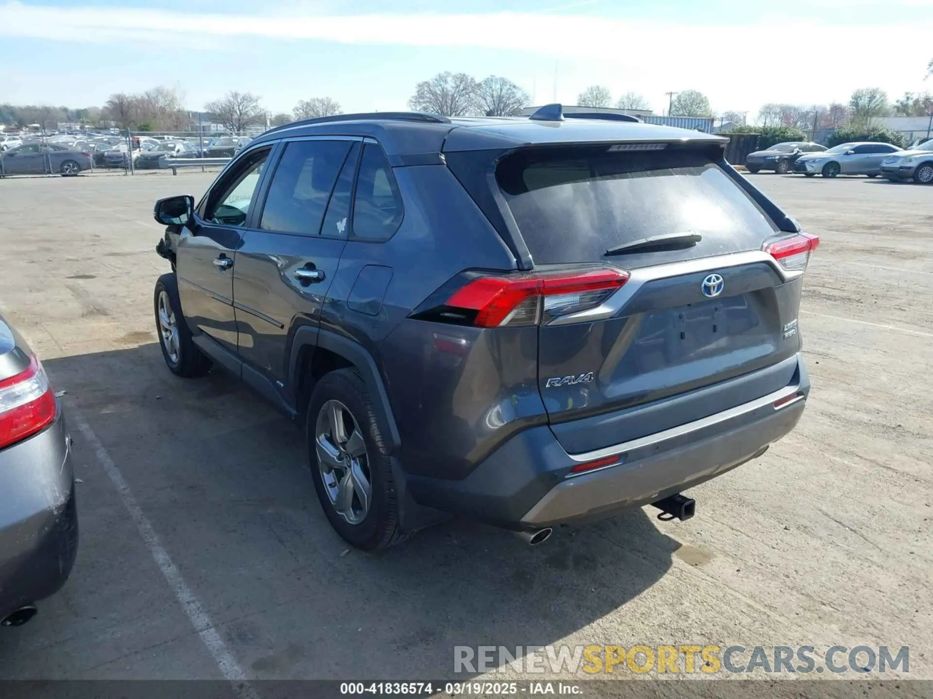 3 fotografías del automóvil dañado 2T3DWRFV3KW042748 TOYOTA RAV4 HYBRID 2019