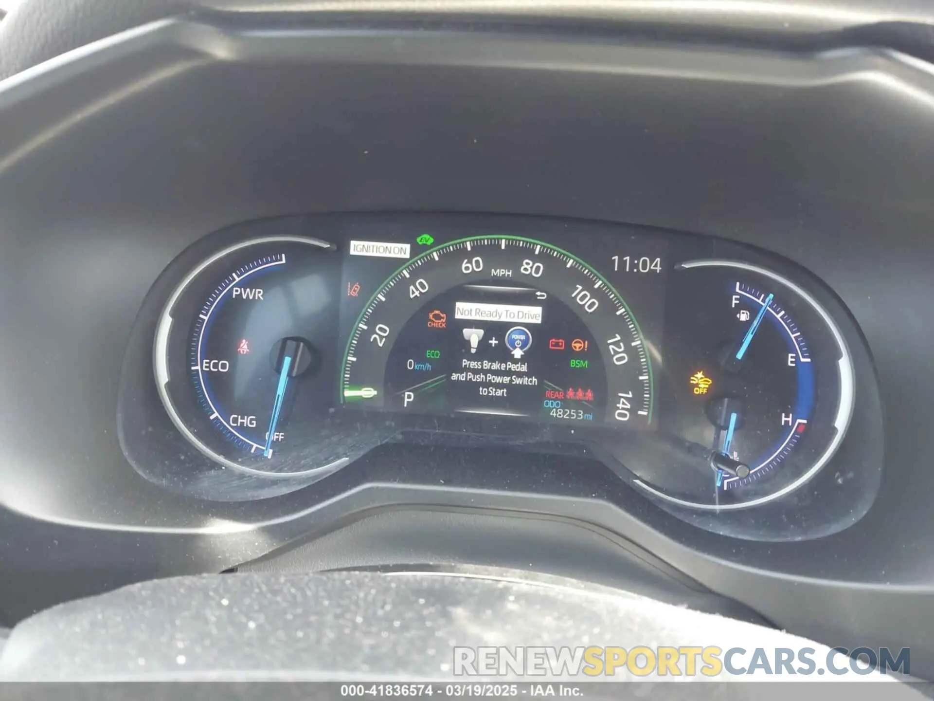 7 fotografías del automóvil dañado 2T3DWRFV3KW042748 TOYOTA RAV4 HYBRID 2019