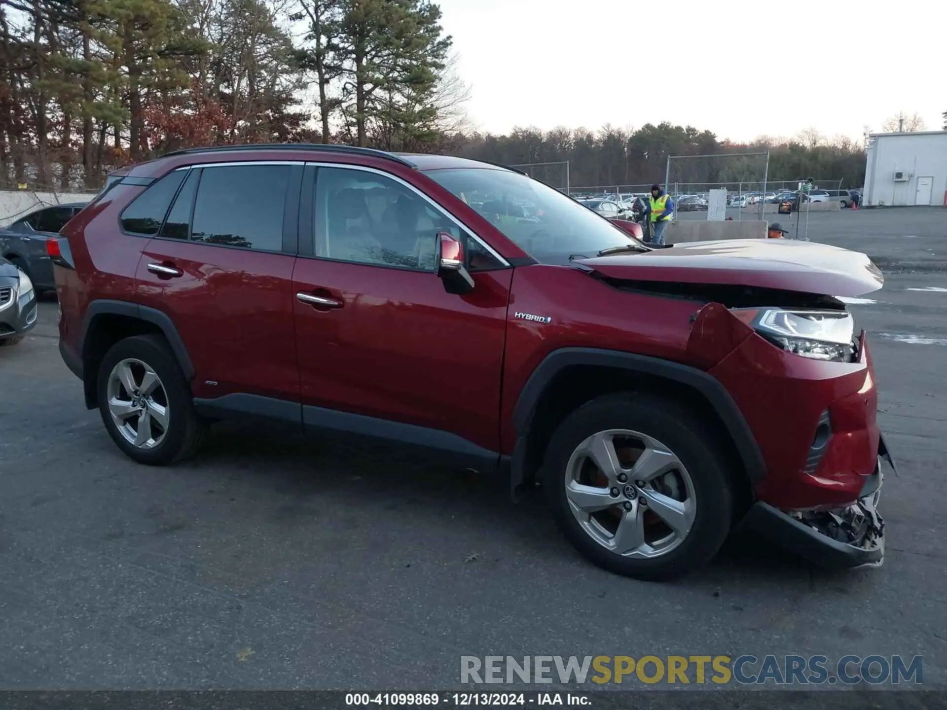 1 fotografías del automóvil dañado 2T3DWRFV5KW021965 TOYOTA RAV4 HYBRID 2019