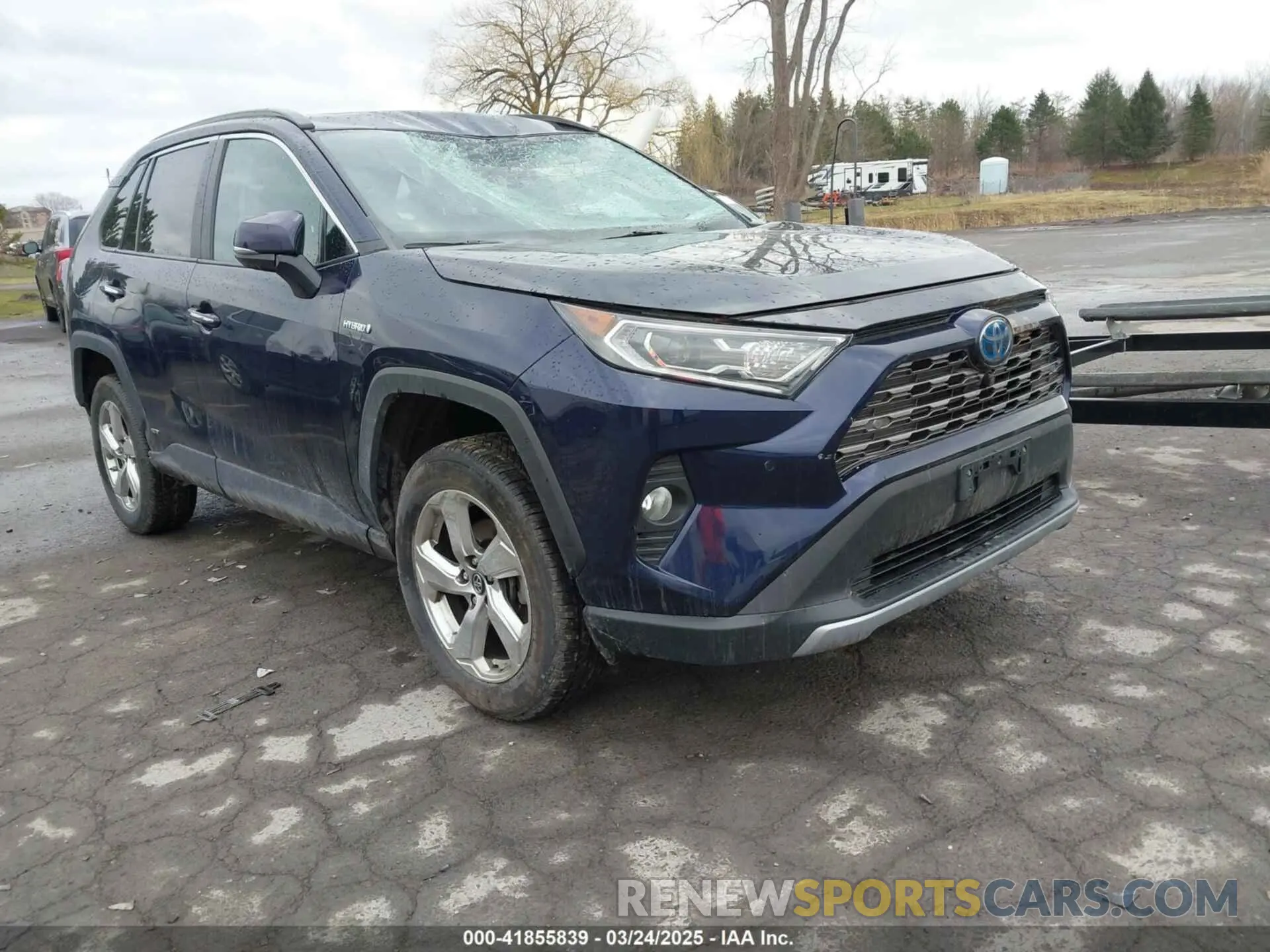 1 fotografías del automóvil dañado 2T3DWRFV7KW029016 TOYOTA RAV4 HYBRID 2019
