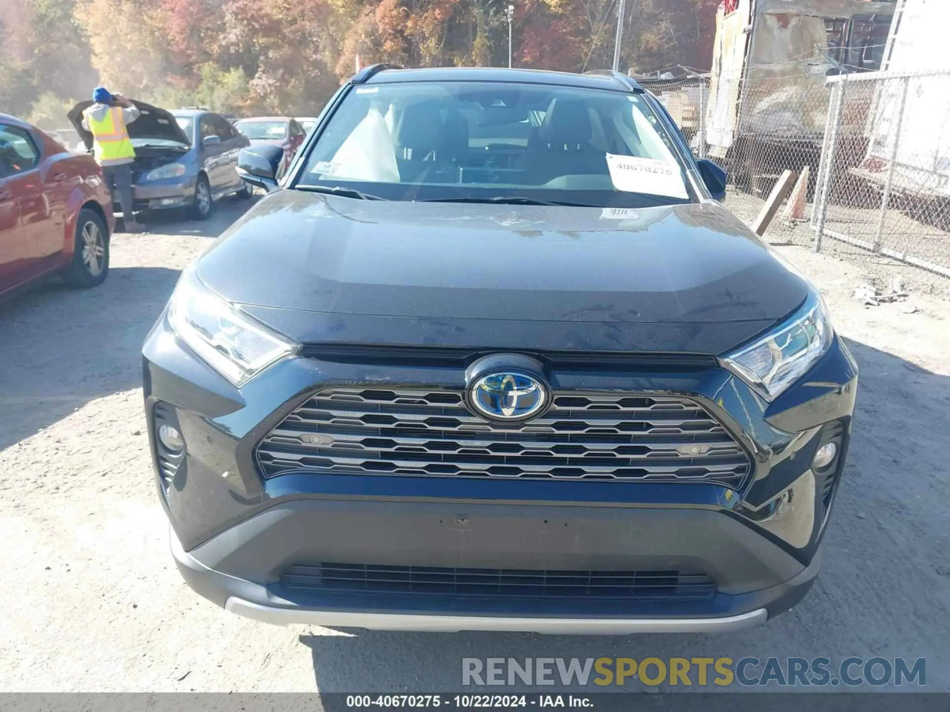 12 fotografías del automóvil dañado 2T3DWRFV9KW029034 TOYOTA RAV4 HYBRID 2019