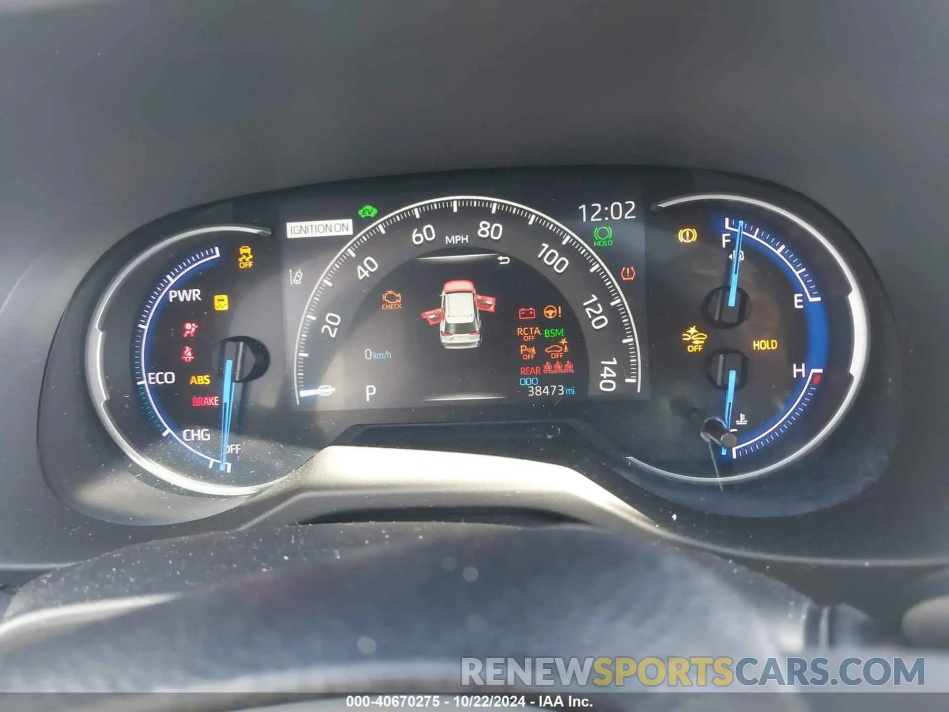 7 fotografías del automóvil dañado 2T3DWRFV9KW029034 TOYOTA RAV4 HYBRID 2019