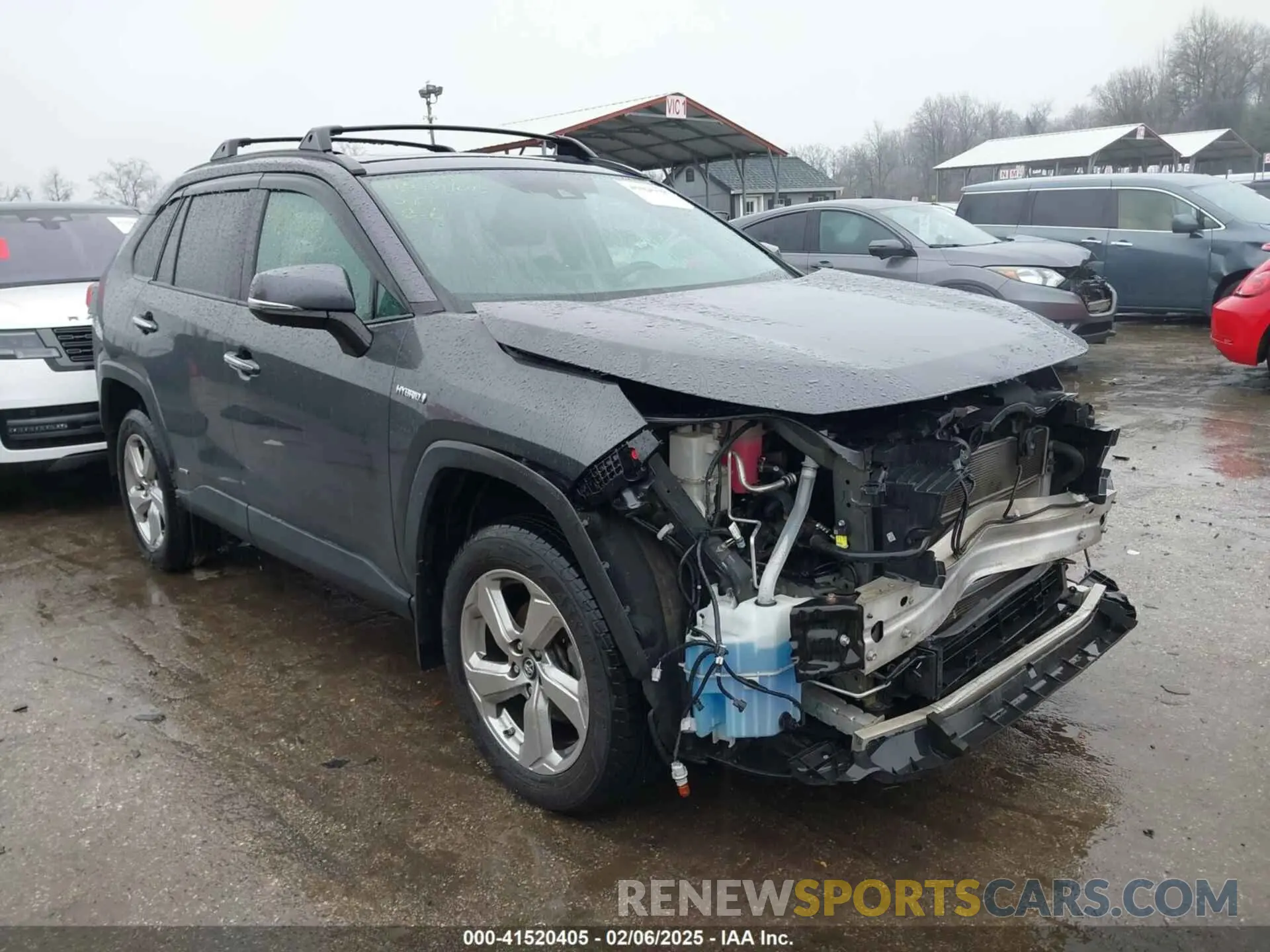 1 fotografías del automóvil dañado 2T3DWRFV9KW031012 TOYOTA RAV4 HYBRID 2019