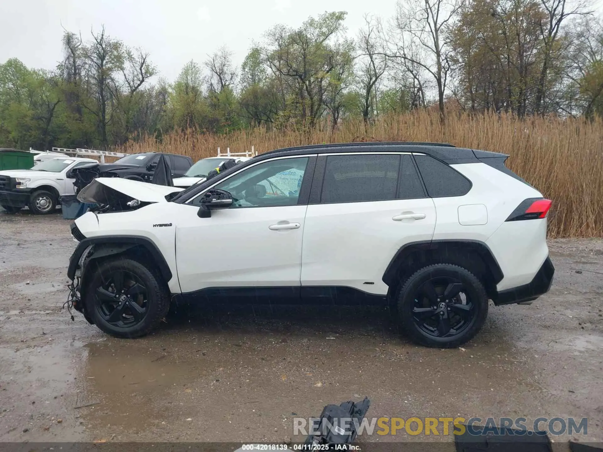 14 fotografías del automóvil dañado 2T3EWRFV7KW033054 TOYOTA RAV4 HYBRID 2019