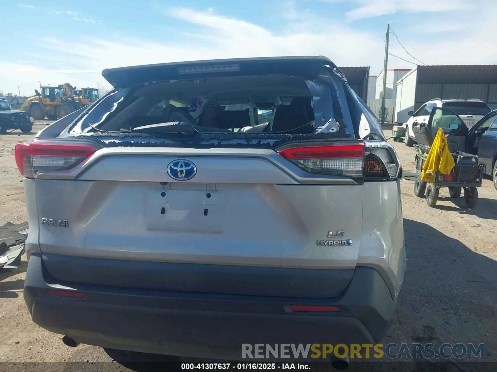 16 fotografías del automóvil dañado 2T3LWRFV2KW029517 TOYOTA RAV4 HYBRID 2019