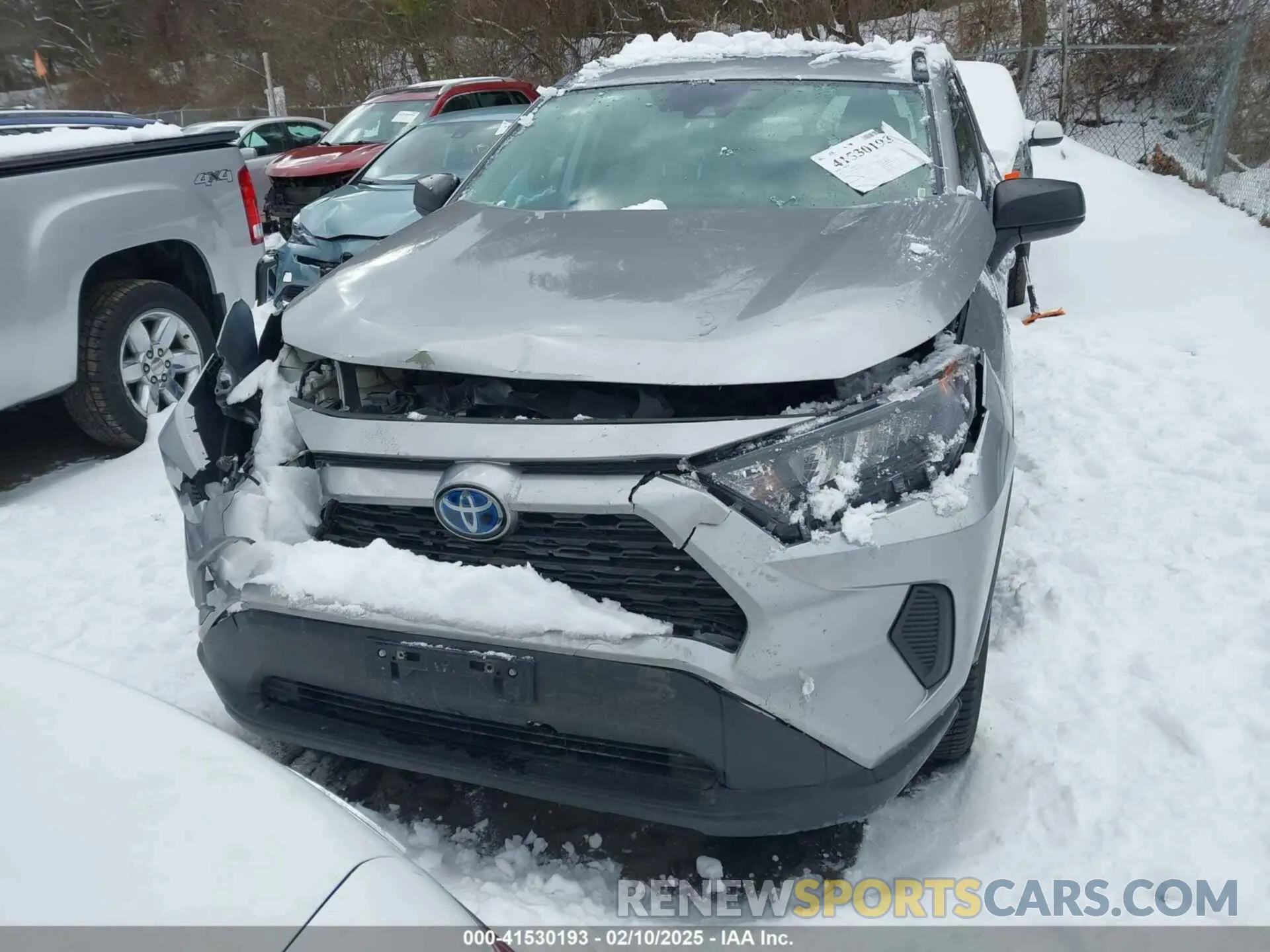 13 fotografías del automóvil dañado 2T3LWRFV7KW017573 TOYOTA RAV4 HYBRID 2019
