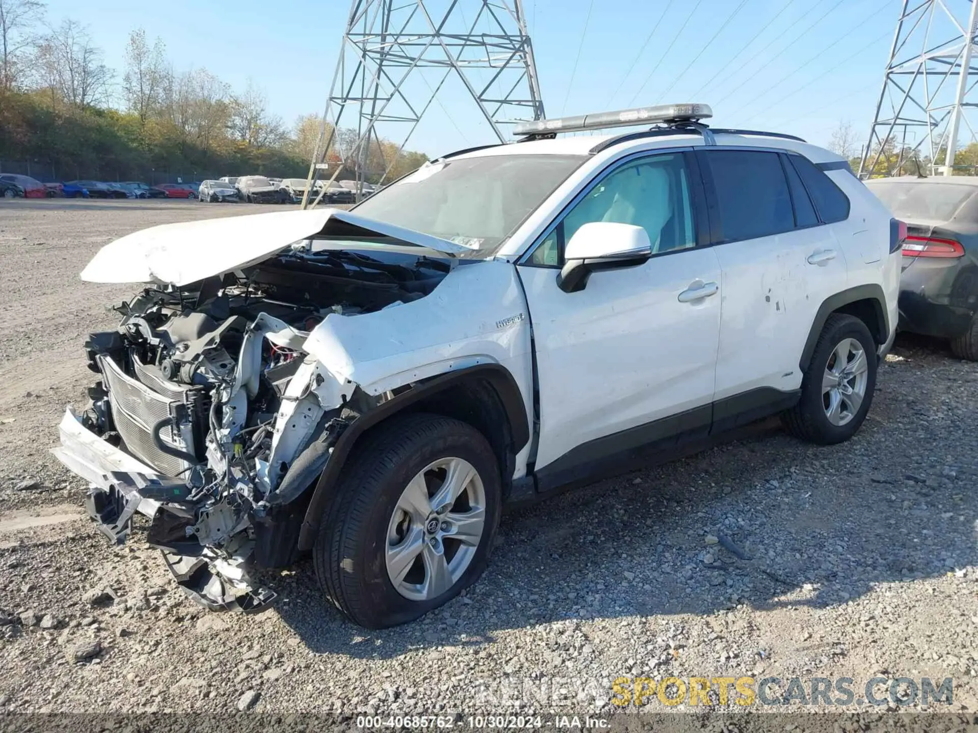 2 fotografías del automóvil dañado 2T3MWRFV1KW025477 TOYOTA RAV4 HYBRID 2019