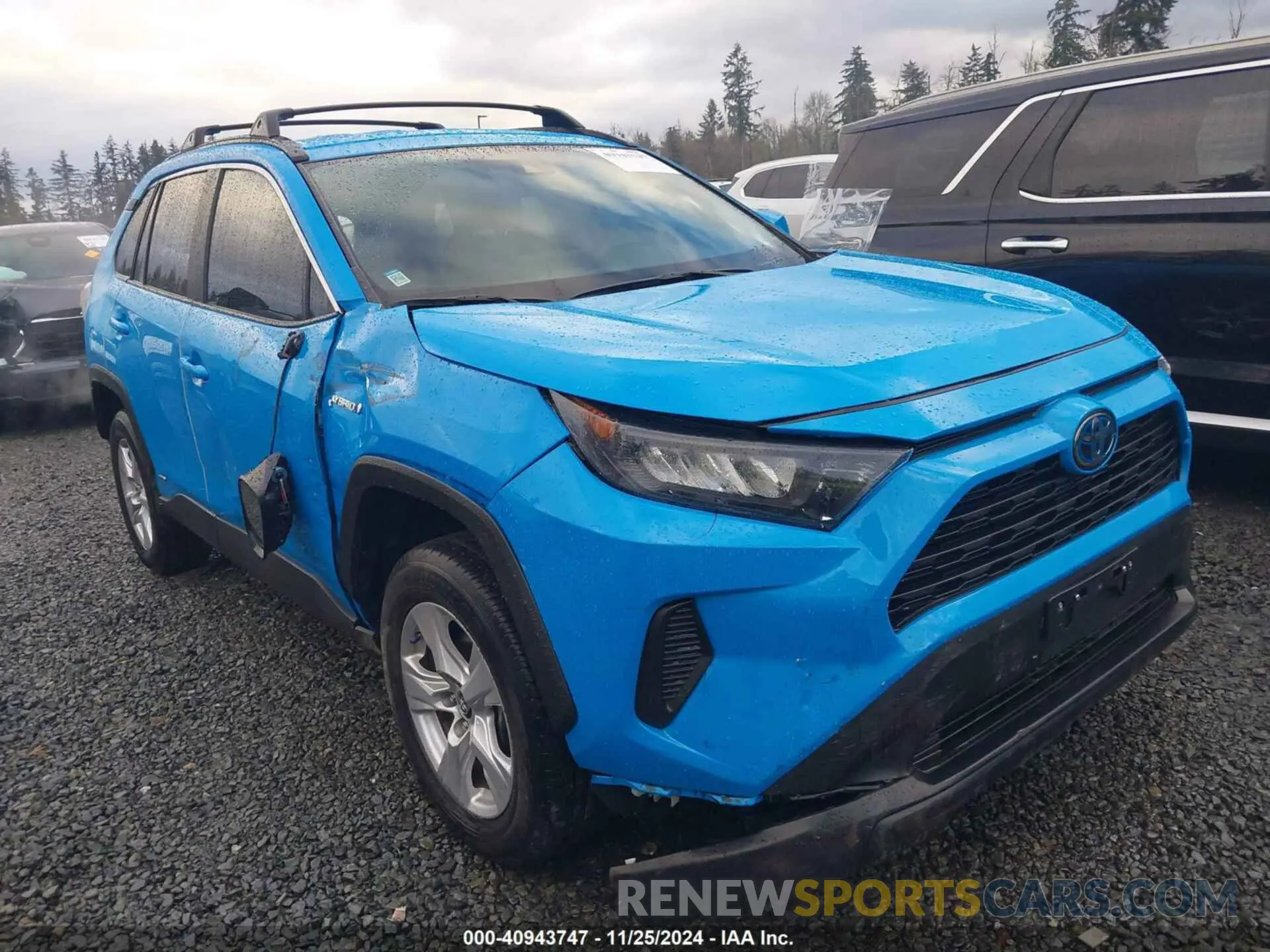 1 fotografías del automóvil dañado 2T3MWRFV4KW036683 TOYOTA RAV4 HYBRID 2019