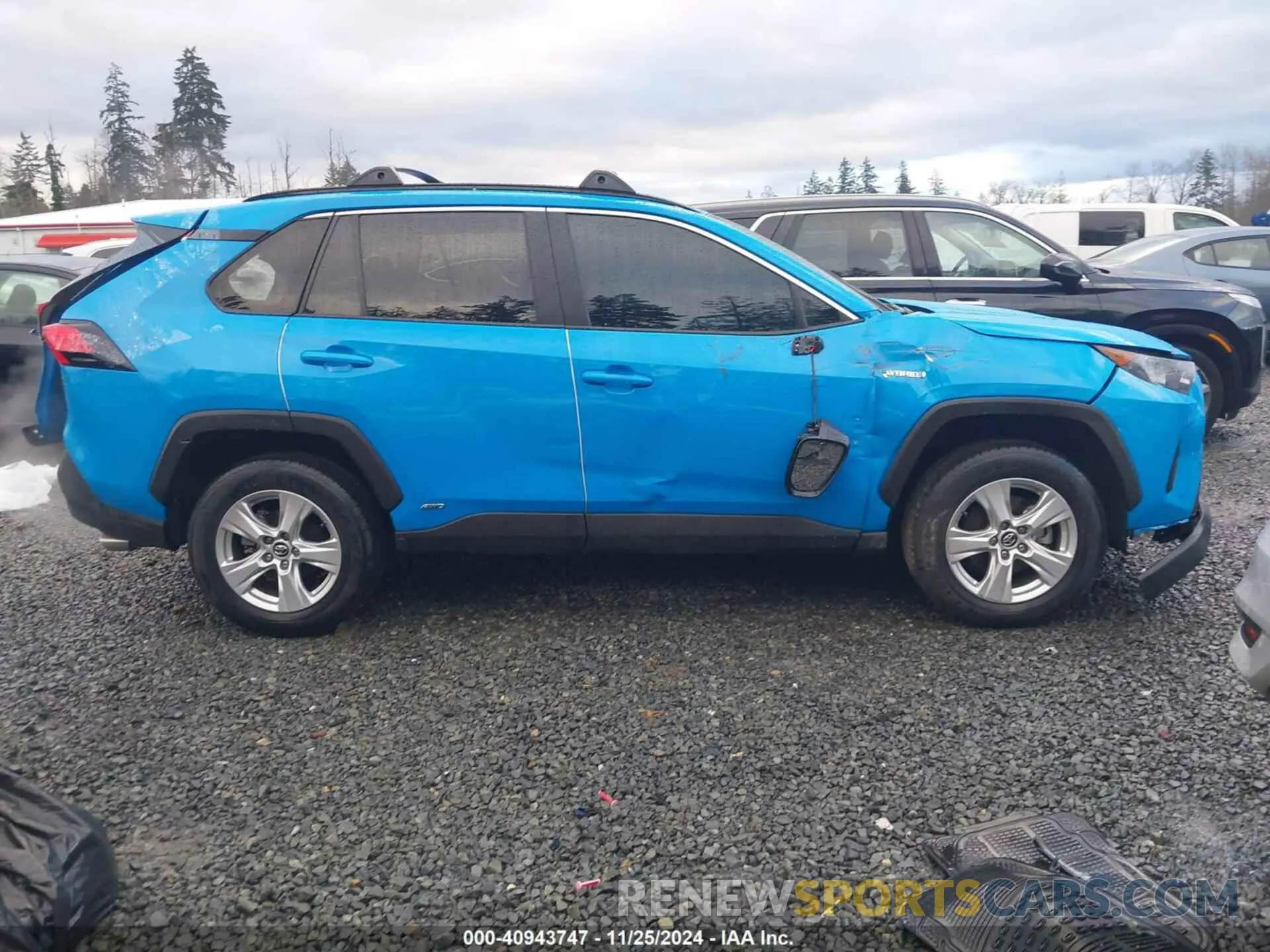 13 fotografías del automóvil dañado 2T3MWRFV4KW036683 TOYOTA RAV4 HYBRID 2019