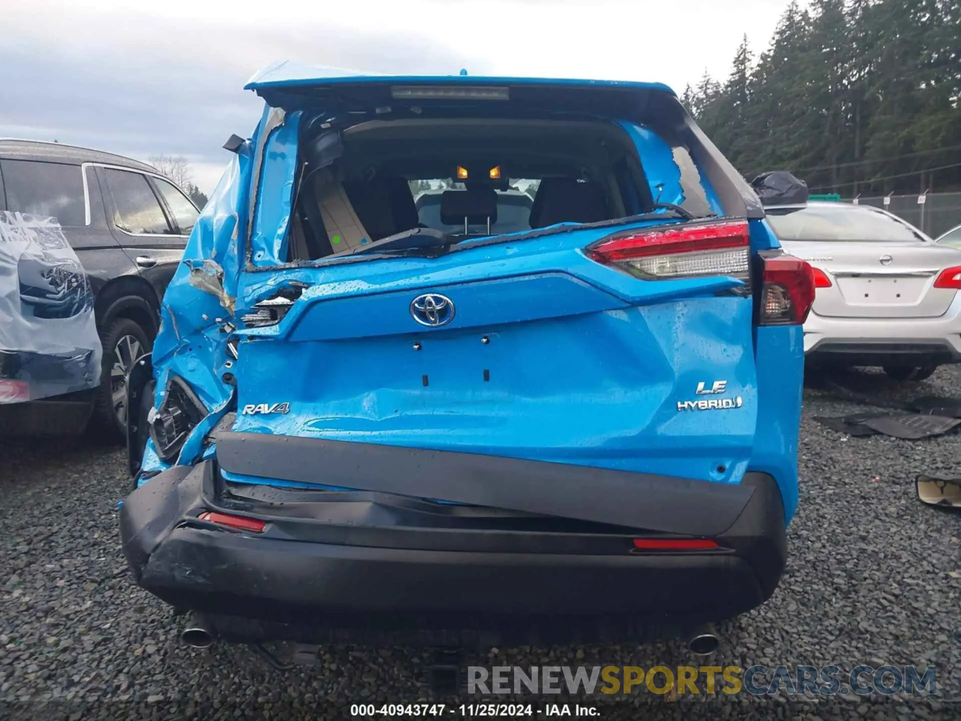 16 fotografías del automóvil dañado 2T3MWRFV4KW036683 TOYOTA RAV4 HYBRID 2019