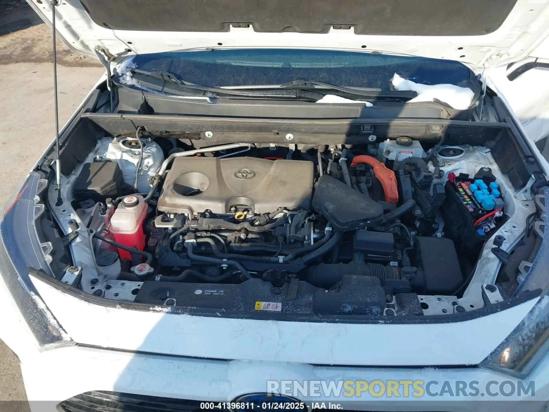 10 fotografías del automóvil dañado 2T3MWRFV6KW003233 TOYOTA RAV4 HYBRID 2019