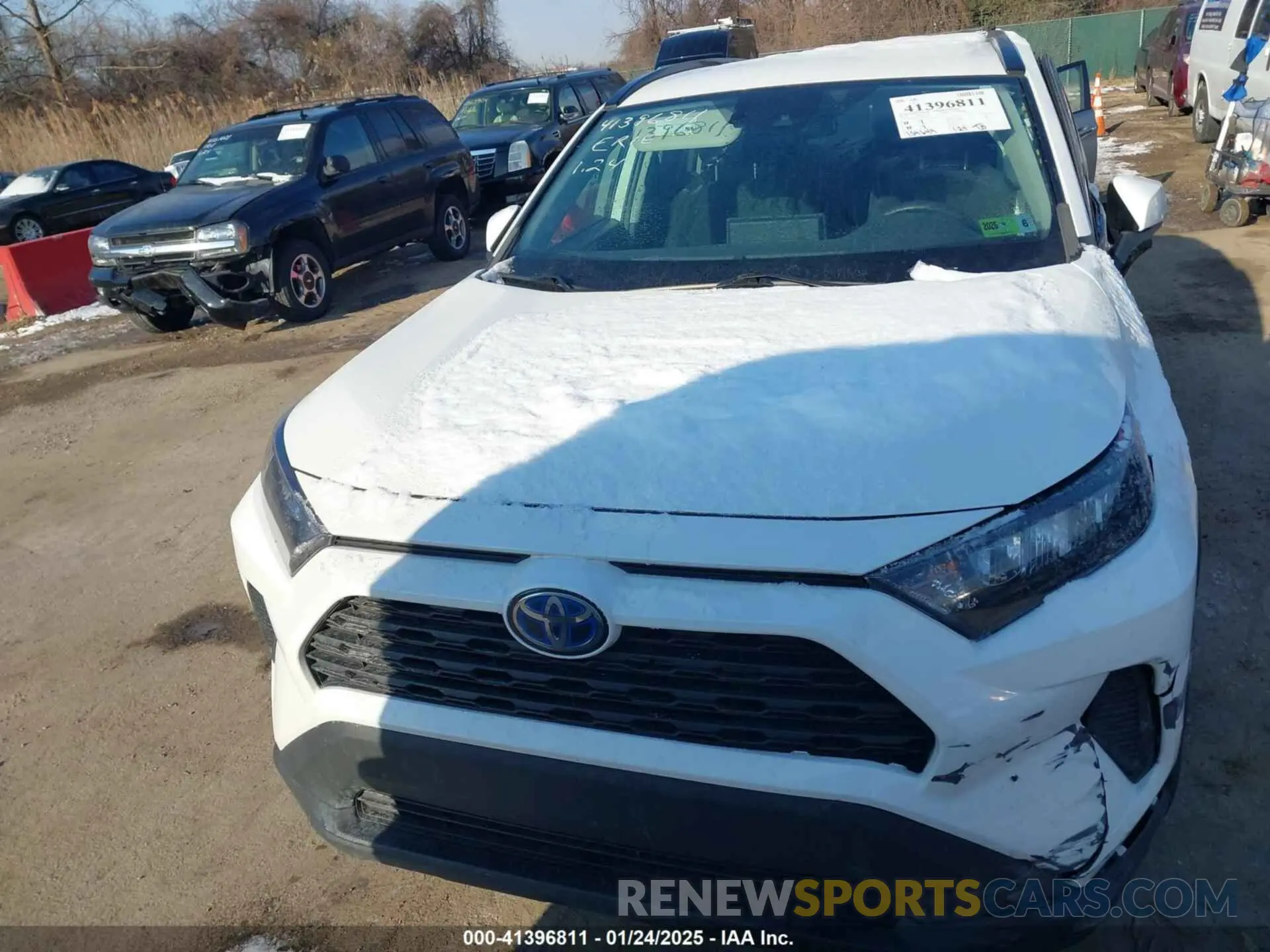 12 fotografías del automóvil dañado 2T3MWRFV6KW003233 TOYOTA RAV4 HYBRID 2019