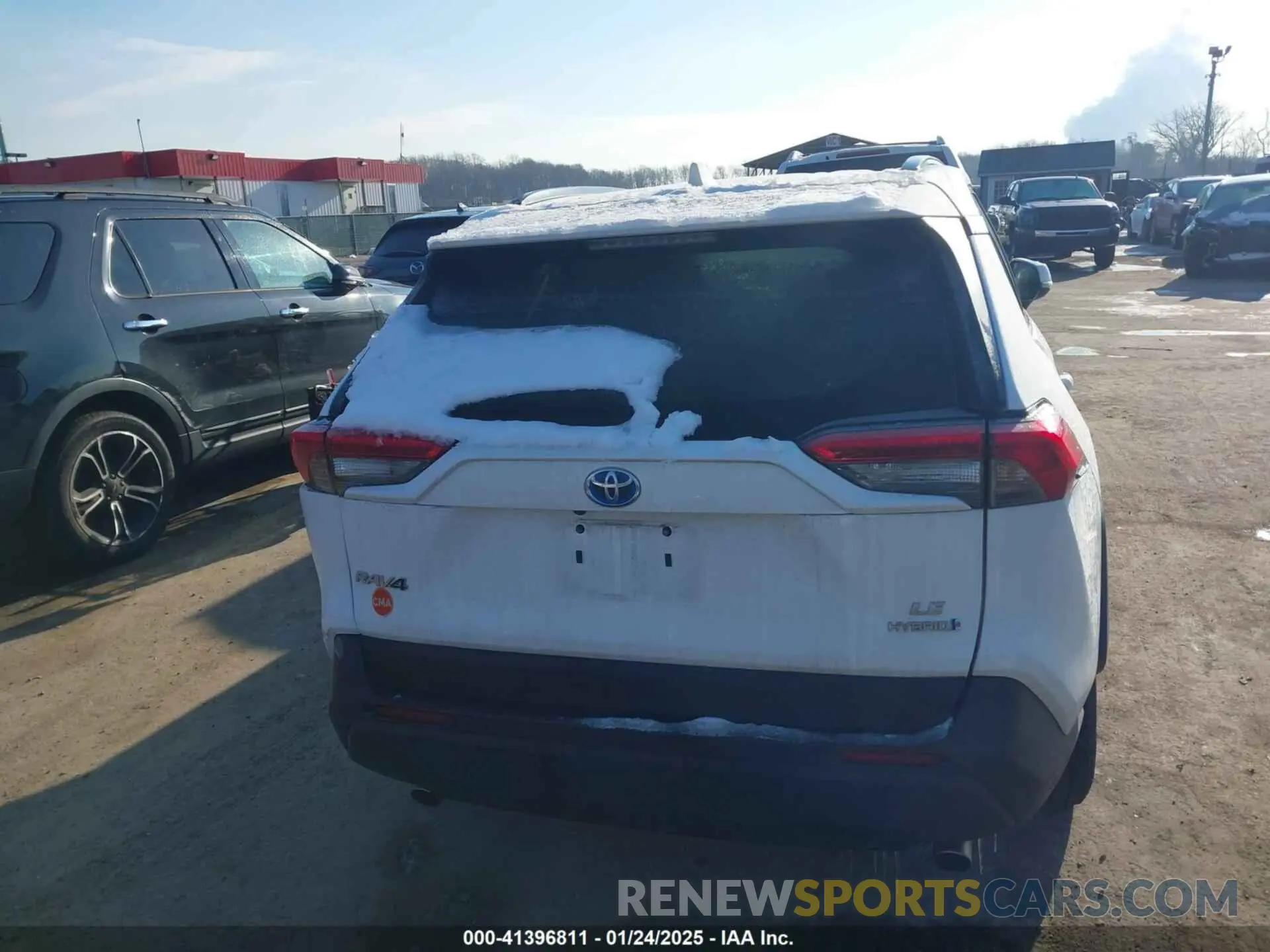 16 fotografías del automóvil dañado 2T3MWRFV6KW003233 TOYOTA RAV4 HYBRID 2019