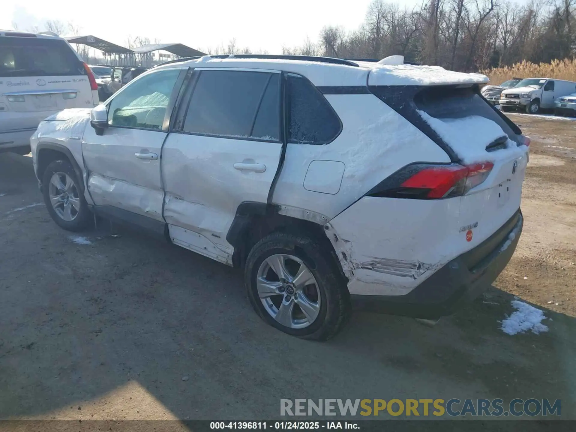 3 fotografías del automóvil dañado 2T3MWRFV6KW003233 TOYOTA RAV4 HYBRID 2019