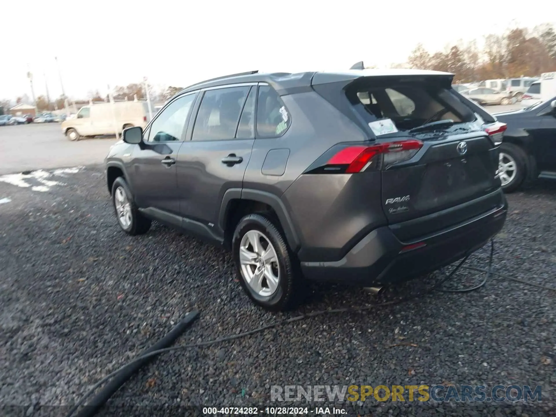 3 fotografías del automóvil dañado 2T3MWRFV6KW005953 TOYOTA RAV4 HYBRID 2019