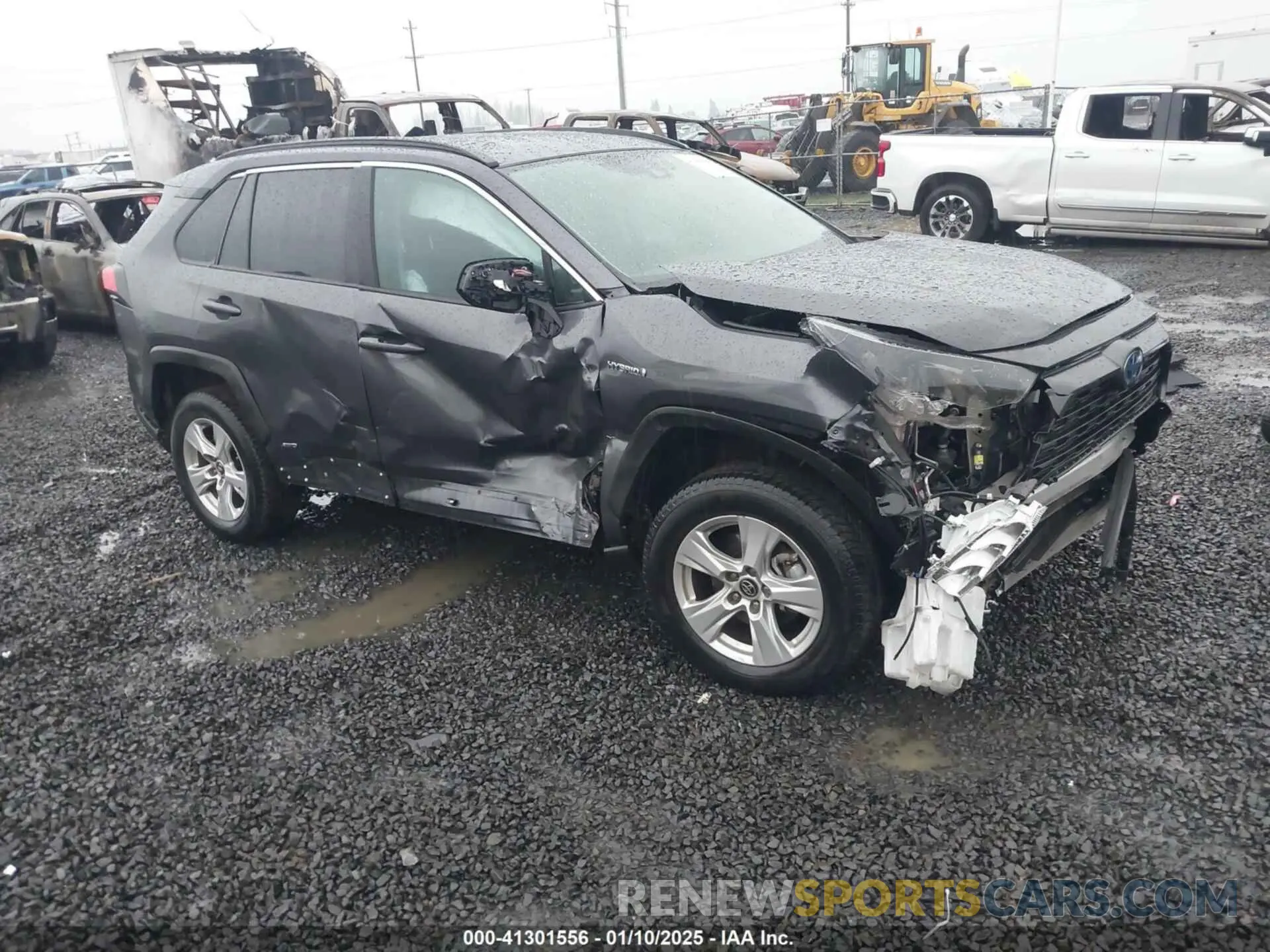 1 fotografías del automóvil dañado 2T3MWRFV6KW035678 TOYOTA RAV4 HYBRID 2019