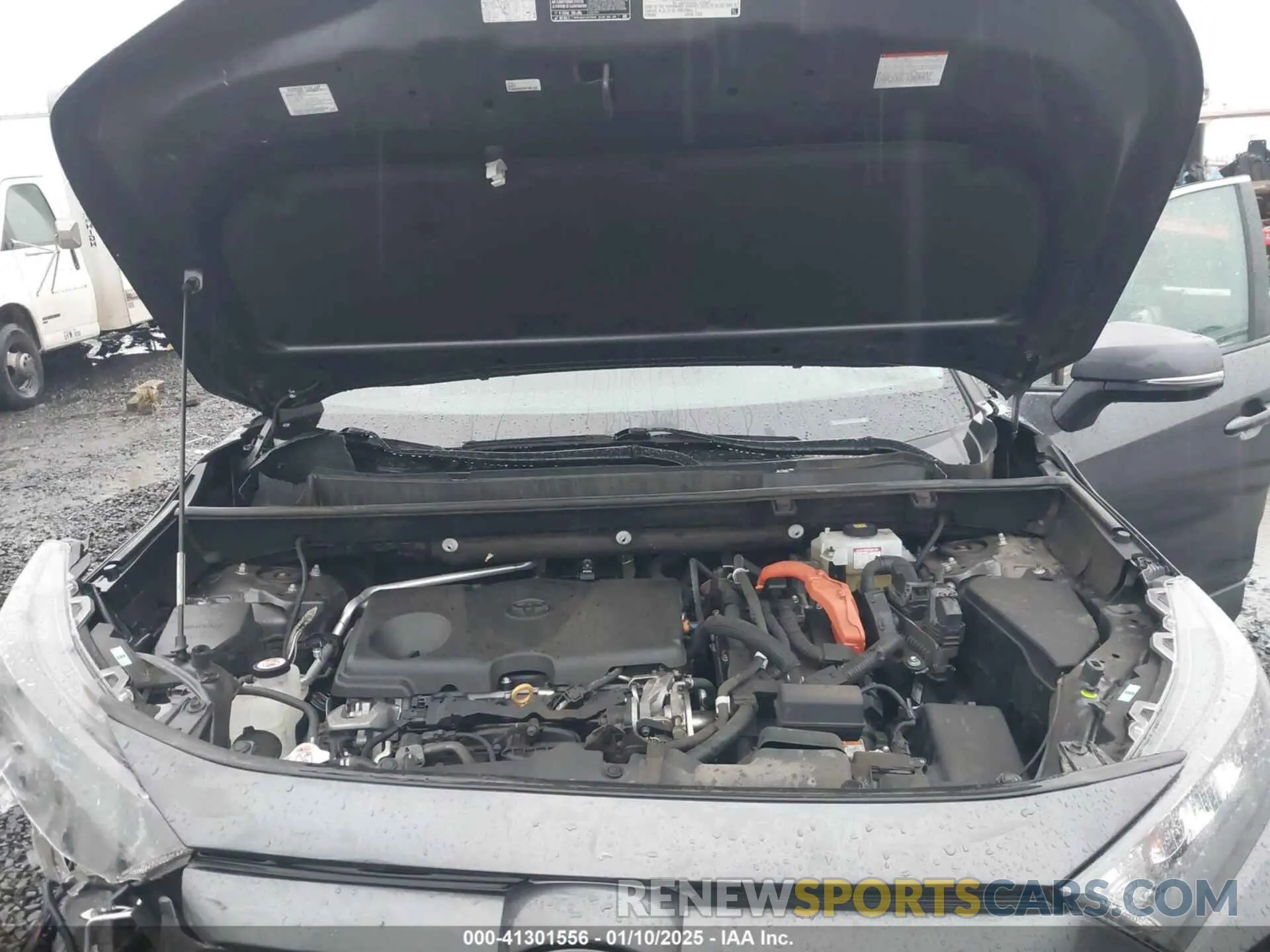 10 fotografías del automóvil dañado 2T3MWRFV6KW035678 TOYOTA RAV4 HYBRID 2019