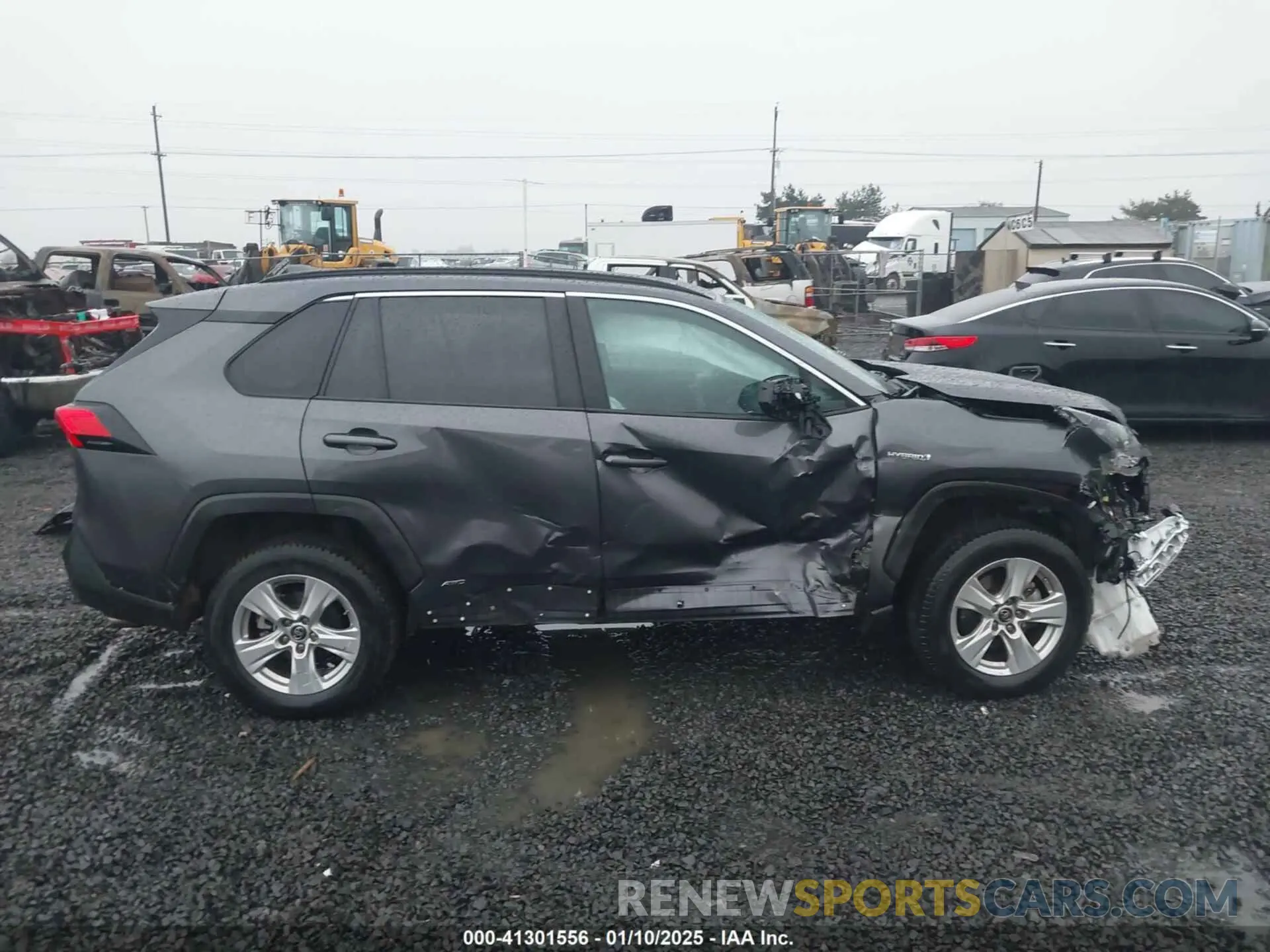 14 fotografías del automóvil dañado 2T3MWRFV6KW035678 TOYOTA RAV4 HYBRID 2019