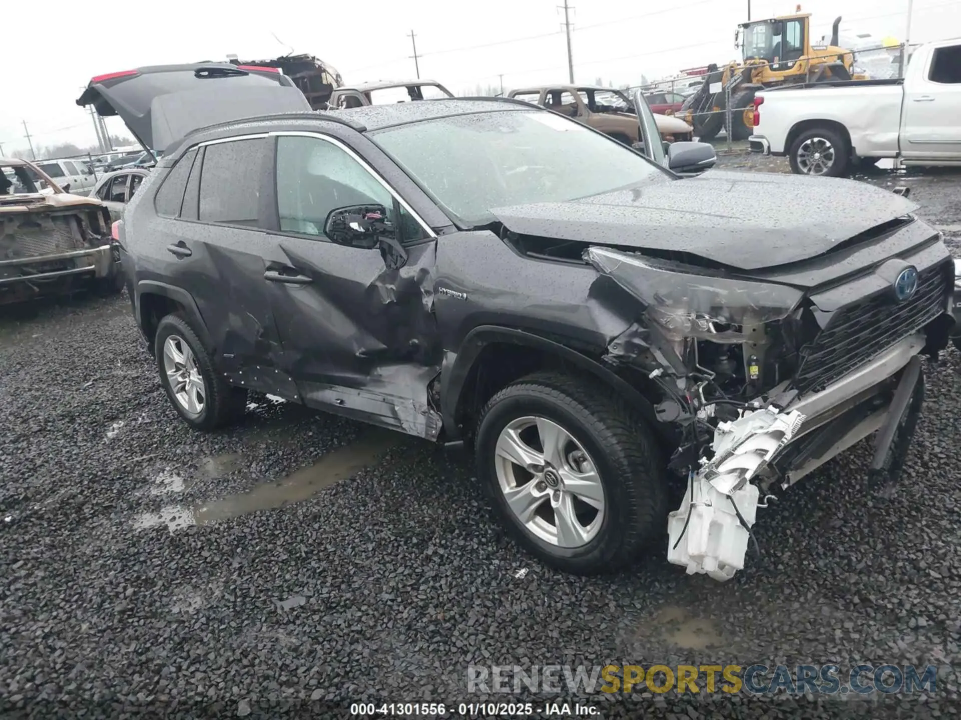 6 fotografías del automóvil dañado 2T3MWRFV6KW035678 TOYOTA RAV4 HYBRID 2019