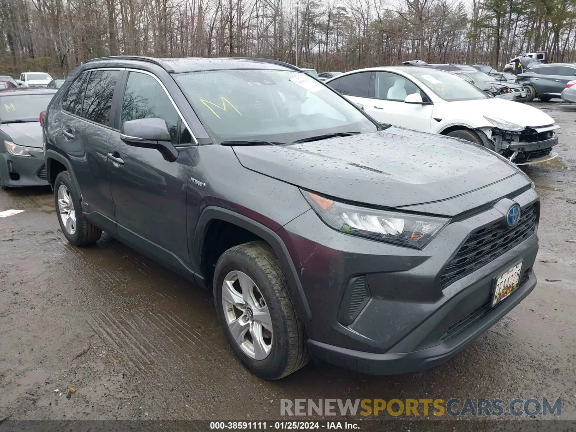 1 fotografías del automóvil dañado 2T3MWRFV9KW036842 TOYOTA RAV4 HYBRID 2019