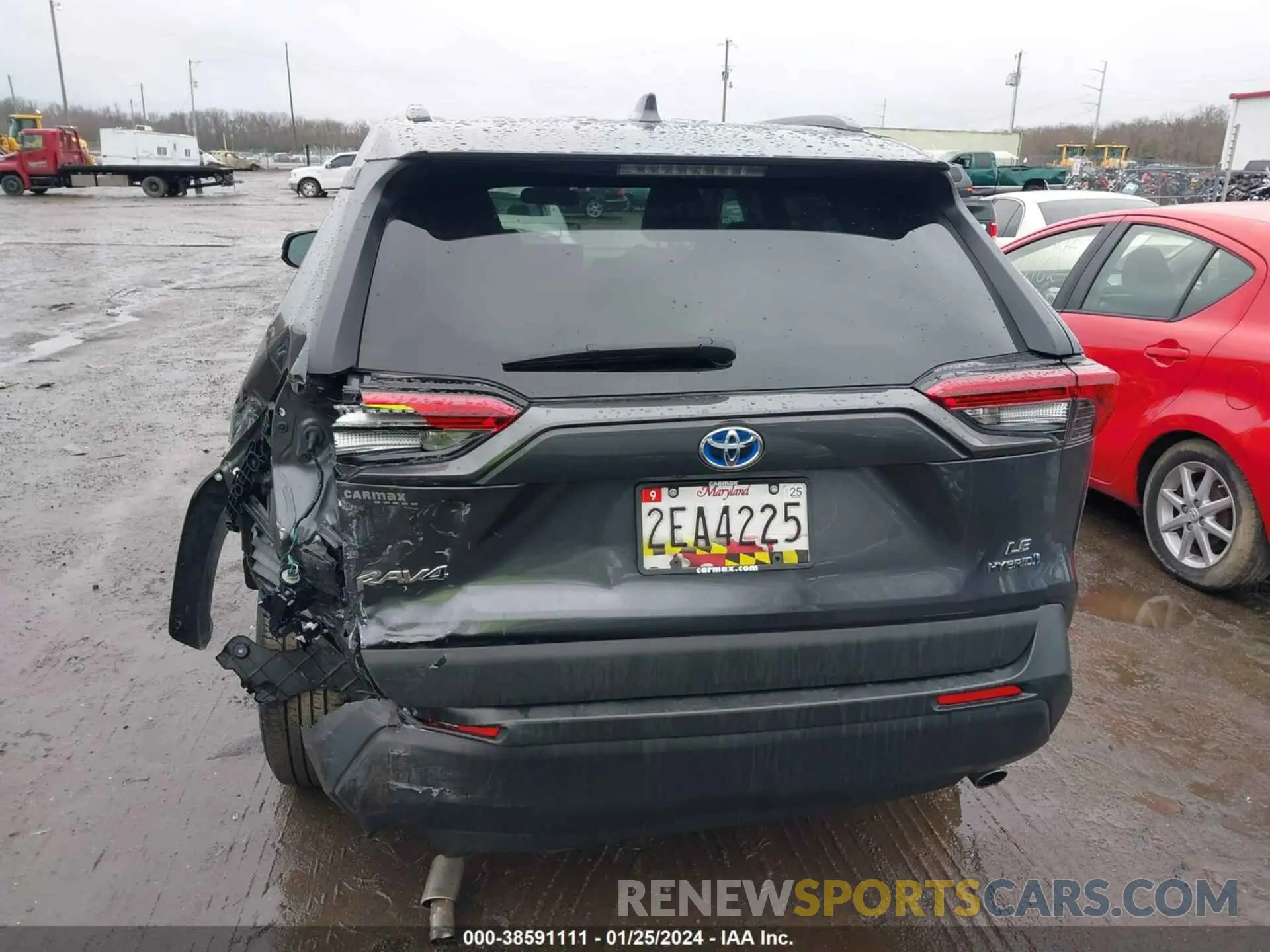 16 fotografías del automóvil dañado 2T3MWRFV9KW036842 TOYOTA RAV4 HYBRID 2019