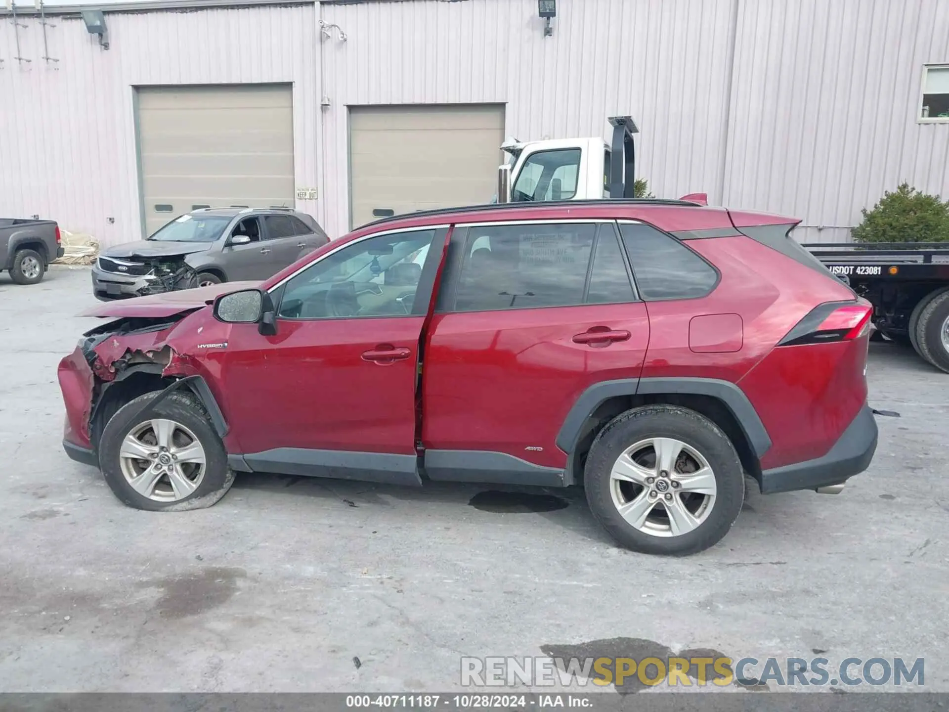 14 fotografías del automóvil dañado 2T3MWRFVXKW026689 TOYOTA RAV4 HYBRID 2019