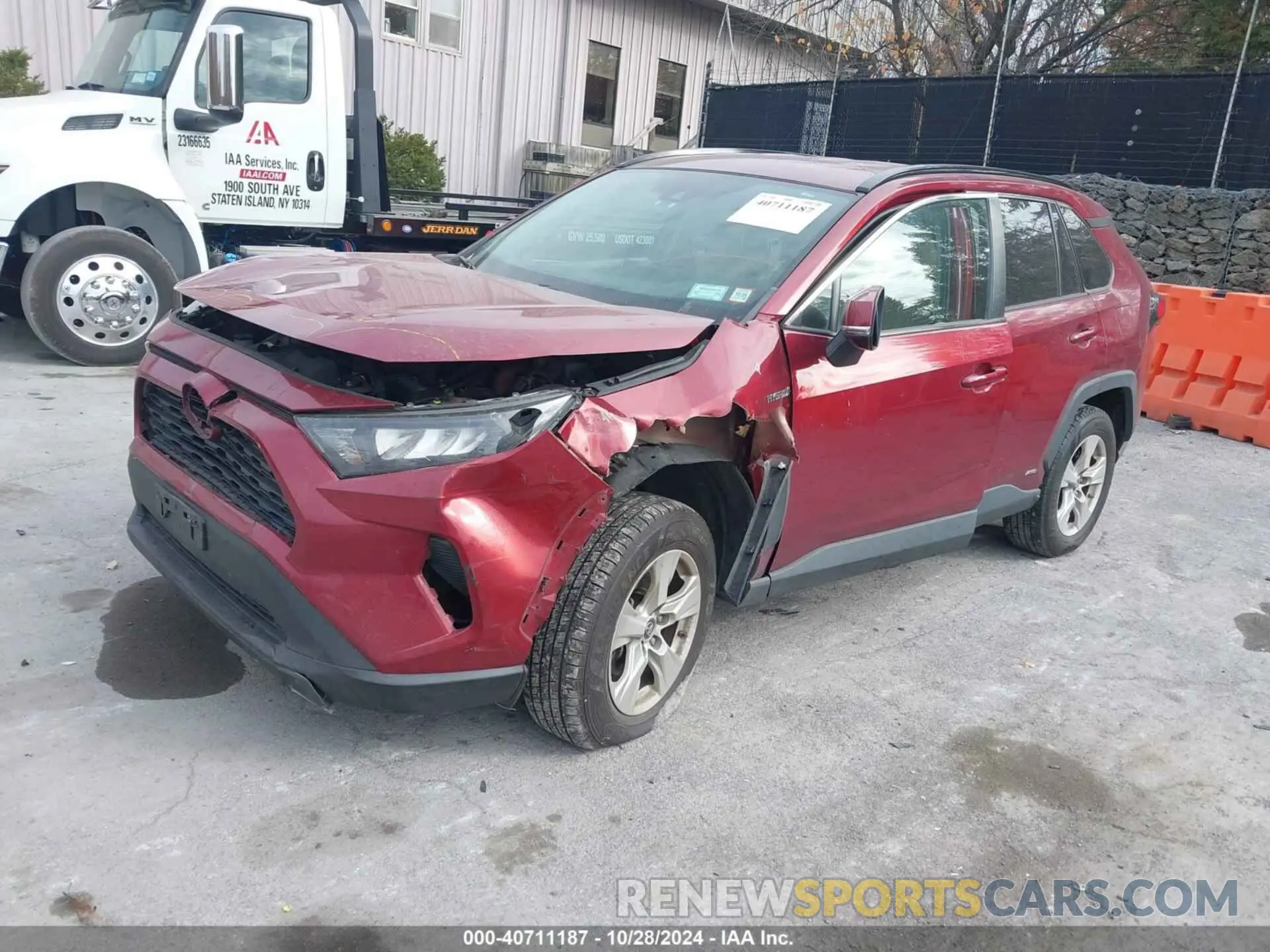 2 fotografías del automóvil dañado 2T3MWRFVXKW026689 TOYOTA RAV4 HYBRID 2019