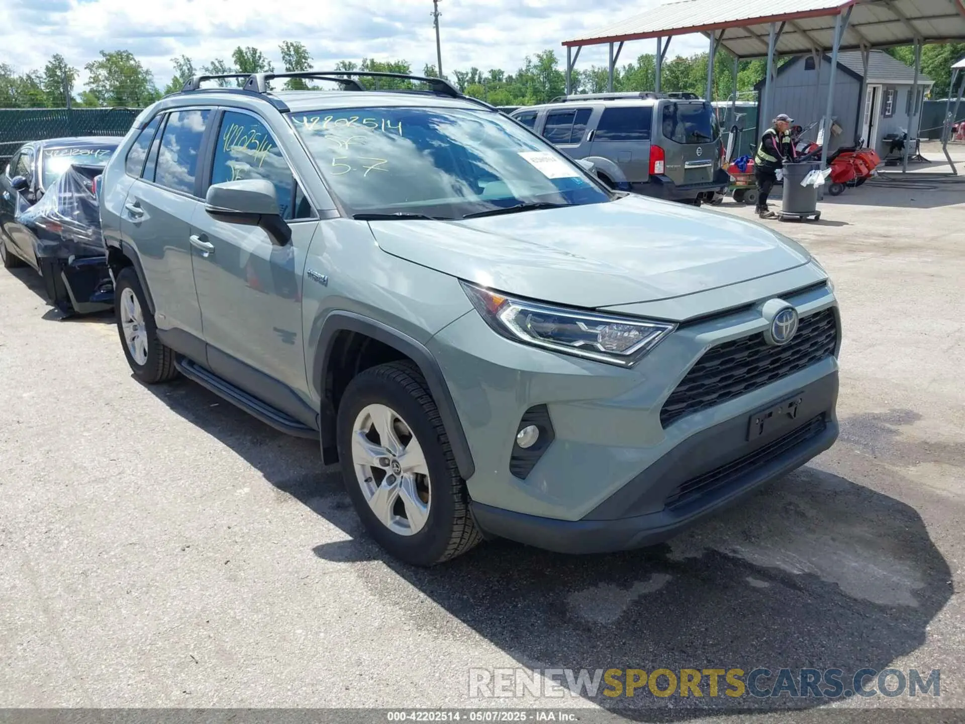 1 fotografías del automóvil dañado 2T3RWRFV1KW030037 TOYOTA RAV4 HYBRID 2019