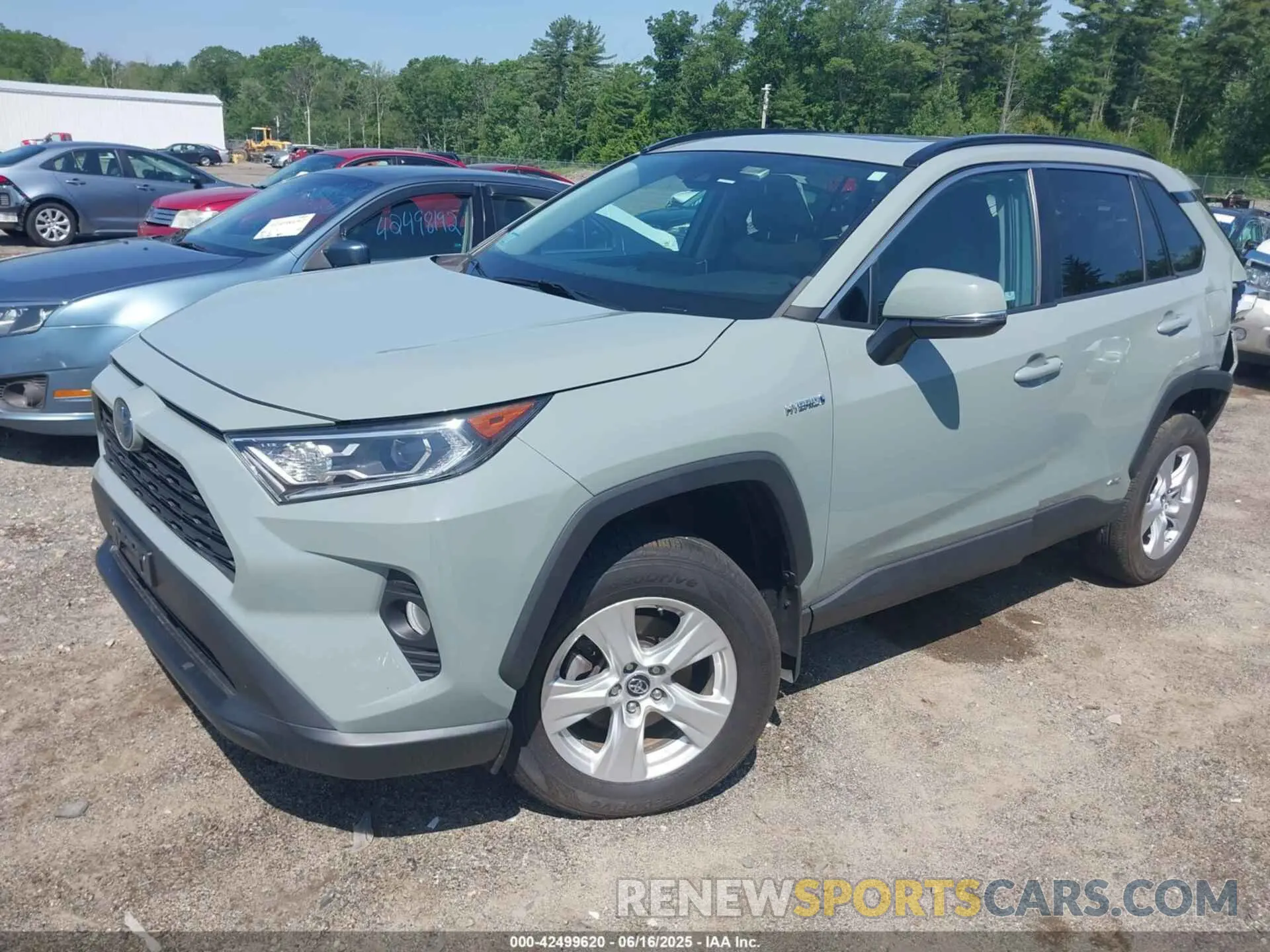 2 fotografías del automóvil dañado 2T3RWRFV2KW020164 TOYOTA RAV4 HYBRID 2019