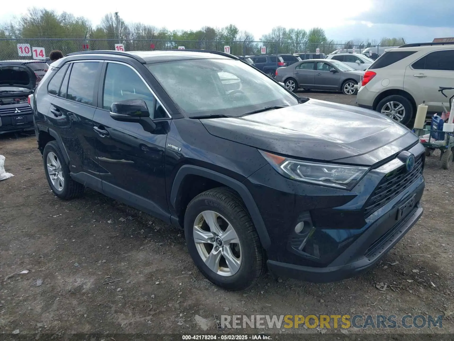 1 fotografías del automóvil dañado 2T3RWRFV3KW010551 TOYOTA RAV4 HYBRID 2019
