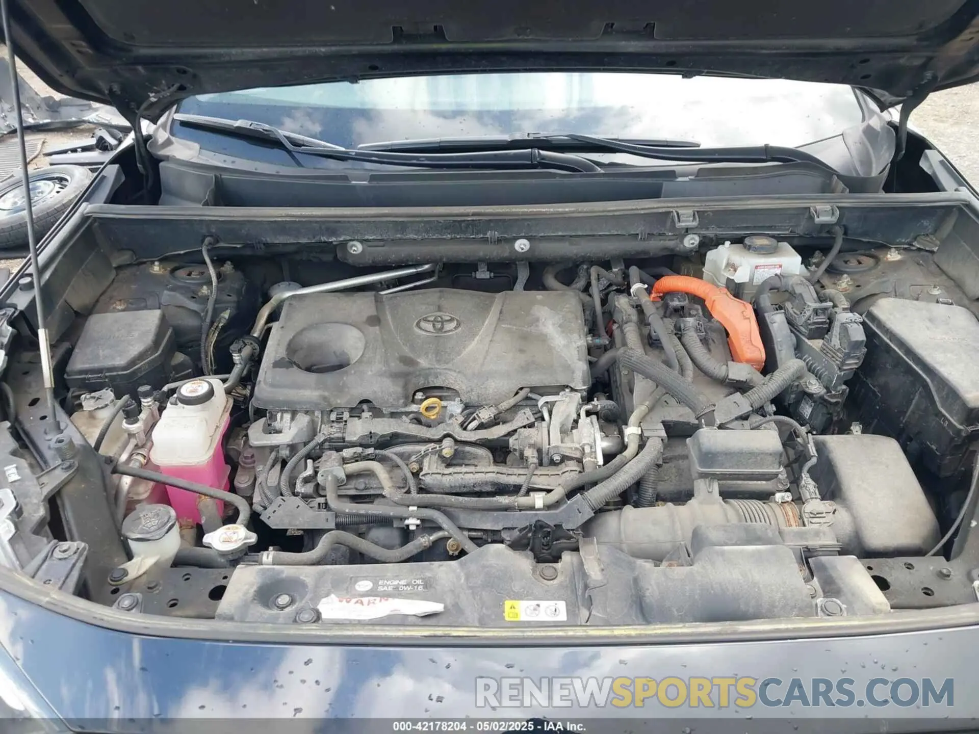 10 fotografías del automóvil dañado 2T3RWRFV3KW010551 TOYOTA RAV4 HYBRID 2019
