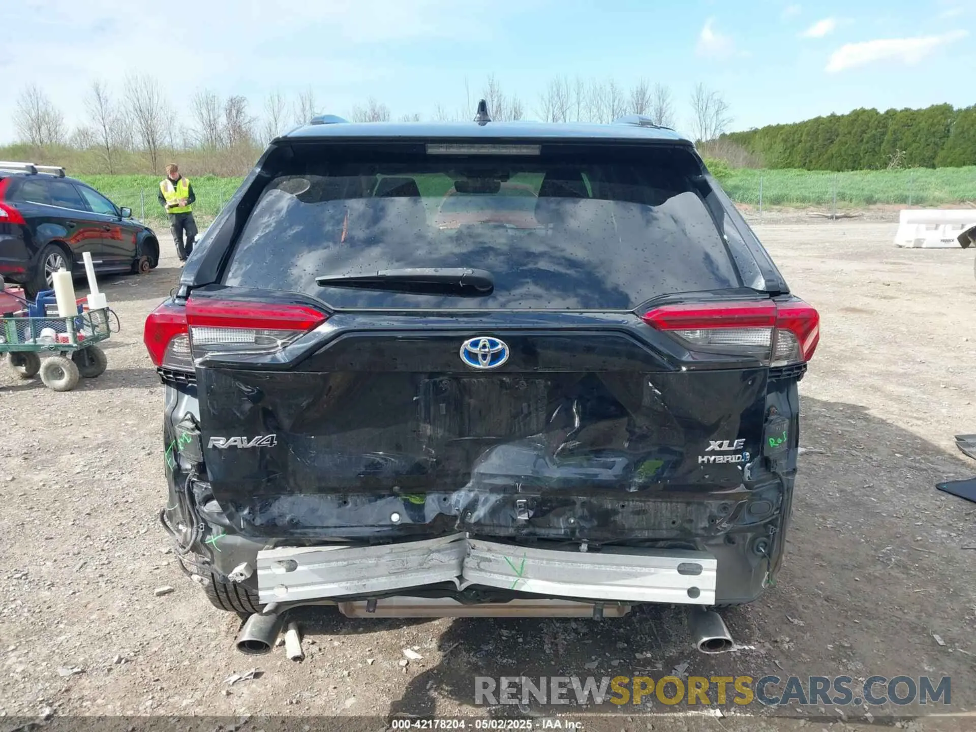 17 fotografías del automóvil dañado 2T3RWRFV3KW010551 TOYOTA RAV4 HYBRID 2019
