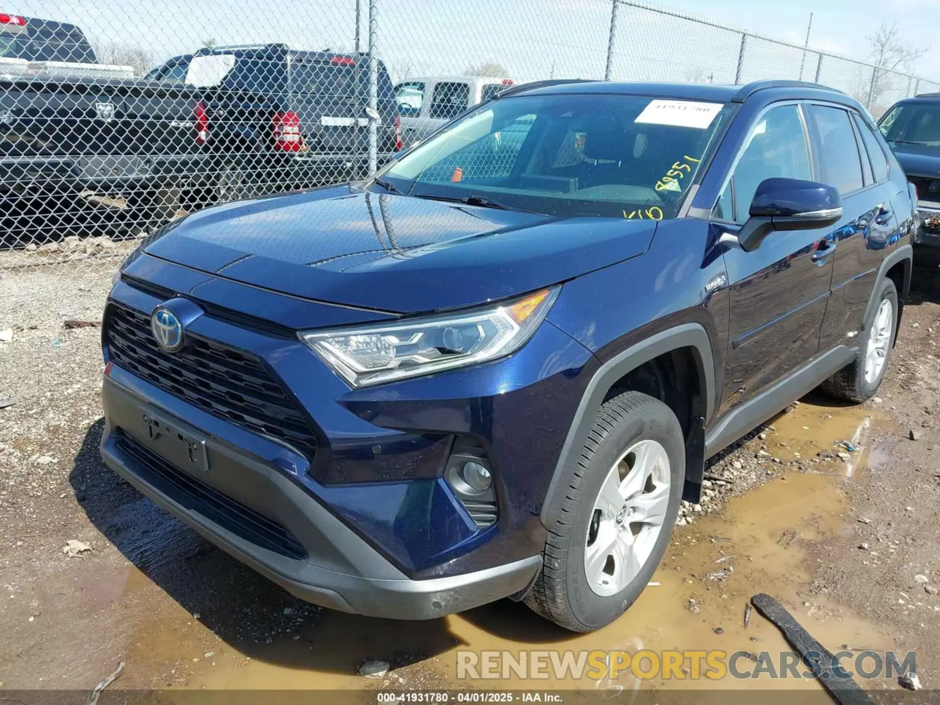 2 fotografías del automóvil dañado 2T3RWRFV4KW005780 TOYOTA RAV4 HYBRID 2019