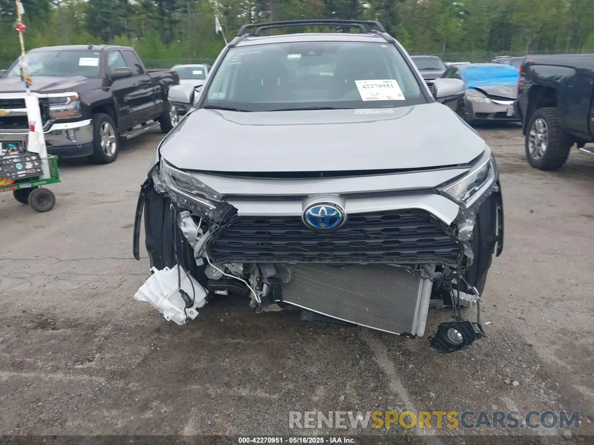 13 fotografías del automóvil dañado 2T3RWRFV5KW004833 TOYOTA RAV4 HYBRID 2019