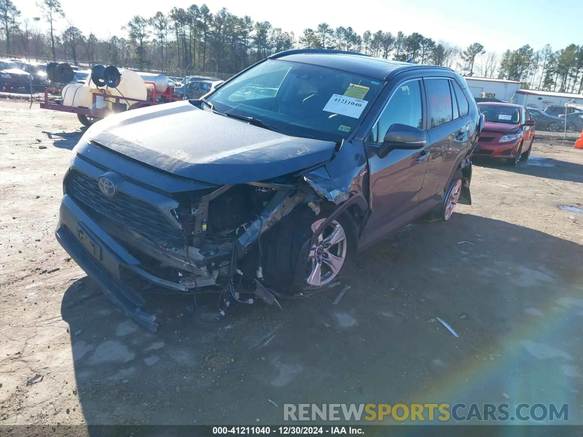 2 fotografías del automóvil dañado 2T3RWRFV8KW028303 TOYOTA RAV4 HYBRID 2019