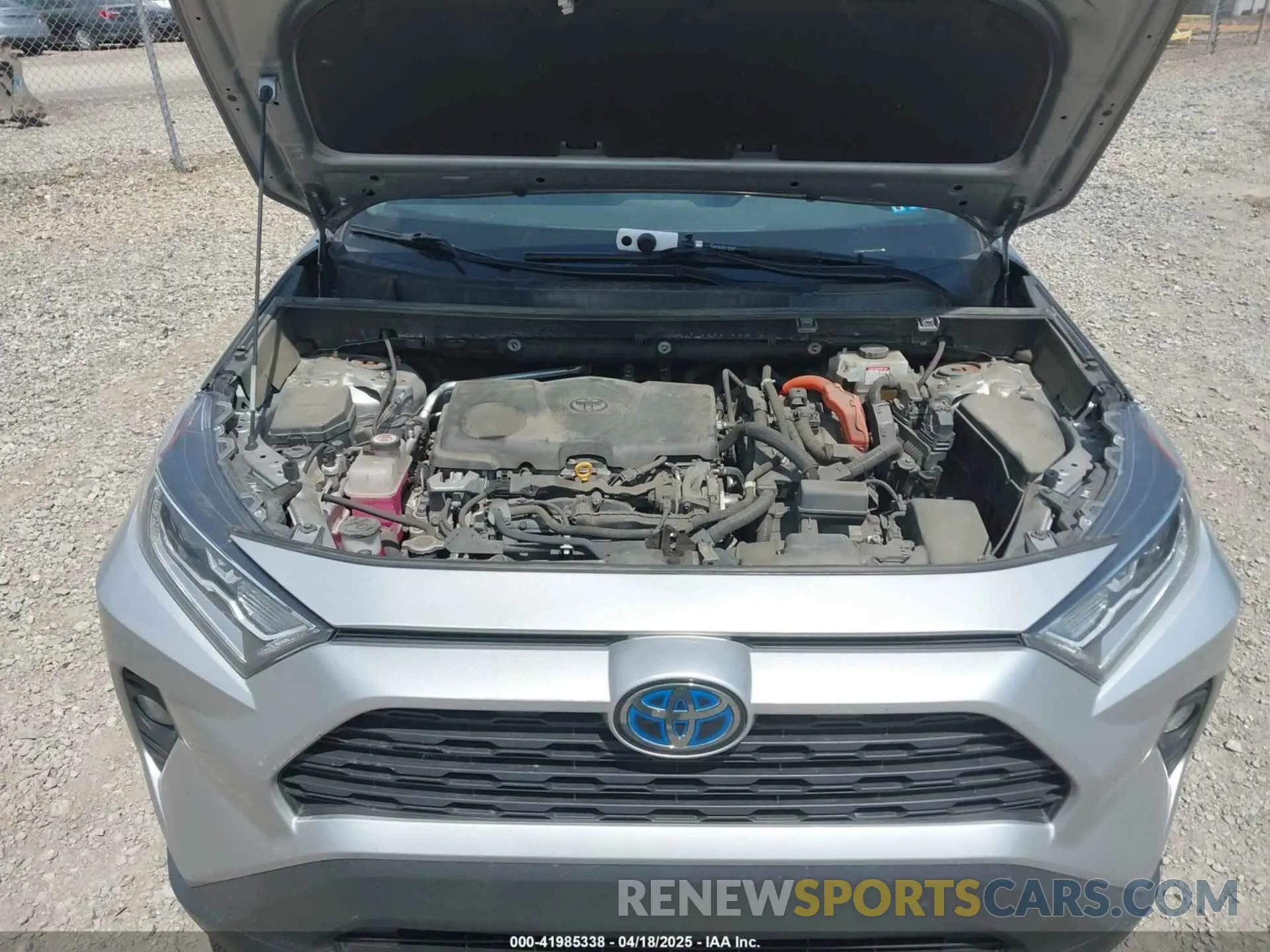 10 fotografías del automóvil dañado 2T3RWRFV8KW032190 TOYOTA RAV4 HYBRID 2019