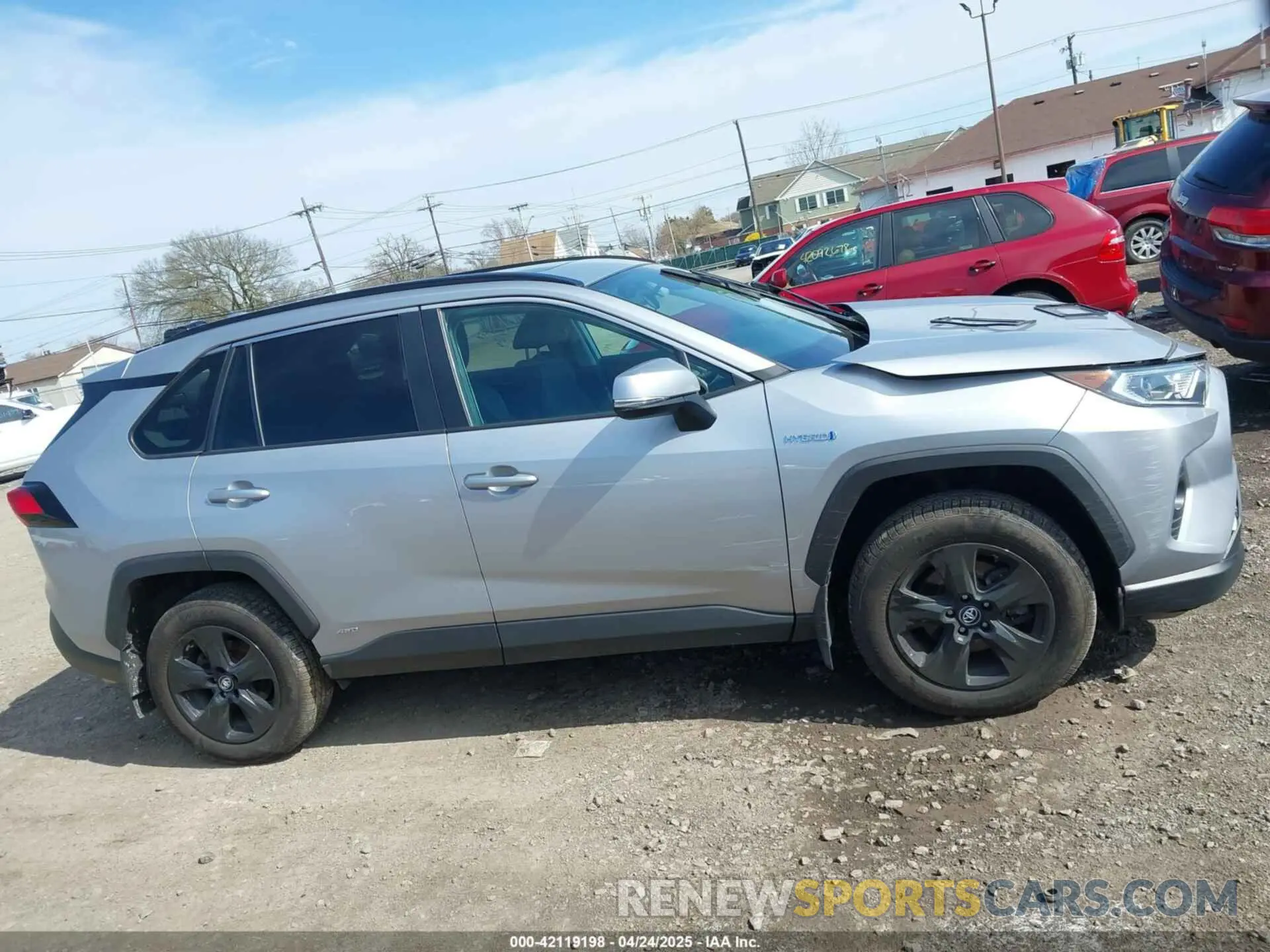 13 fotografías del automóvil dañado 2T3RWRFVXKW025676 TOYOTA RAV4 HYBRID 2019