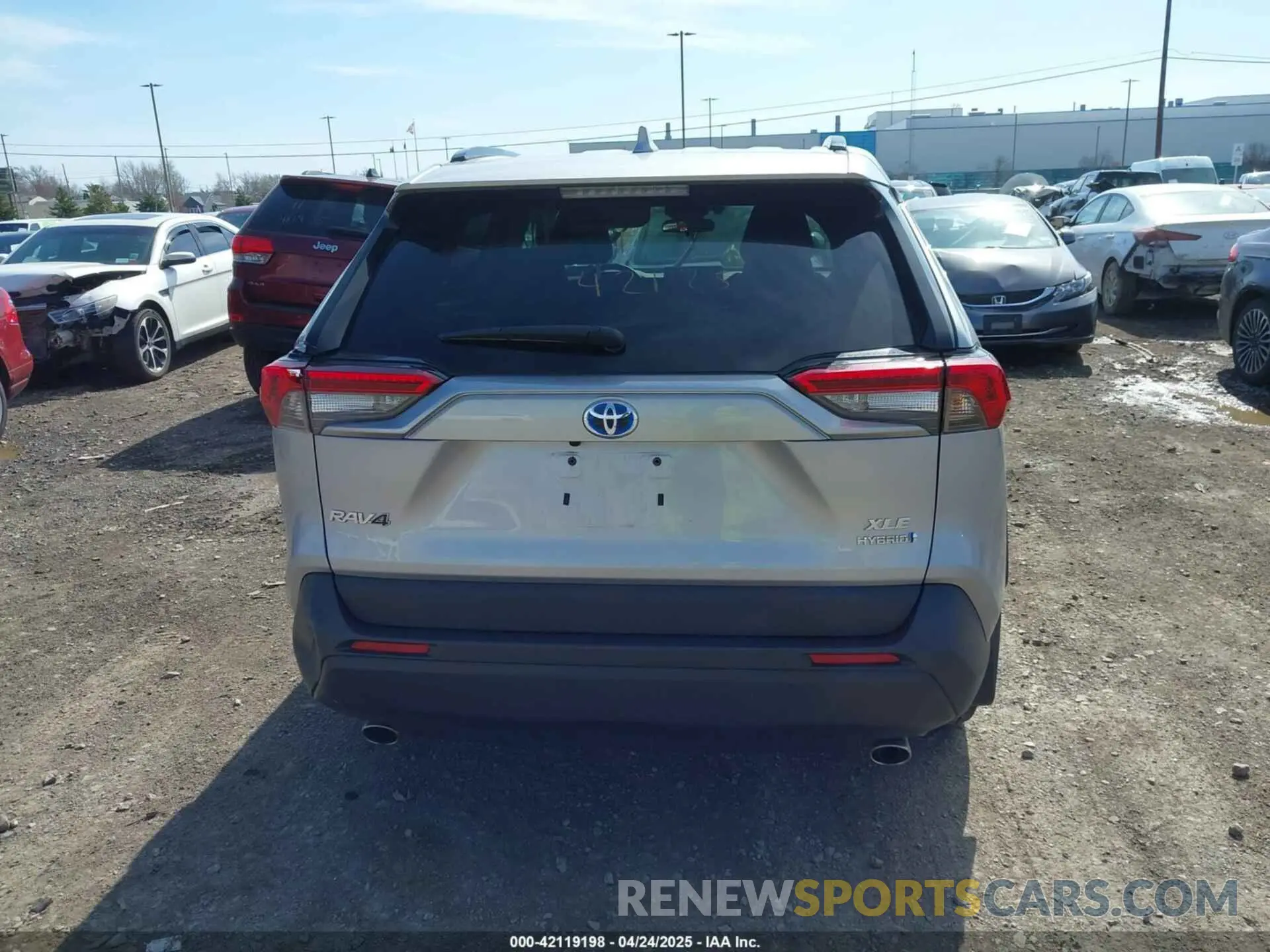 16 fotografías del automóvil dañado 2T3RWRFVXKW025676 TOYOTA RAV4 HYBRID 2019