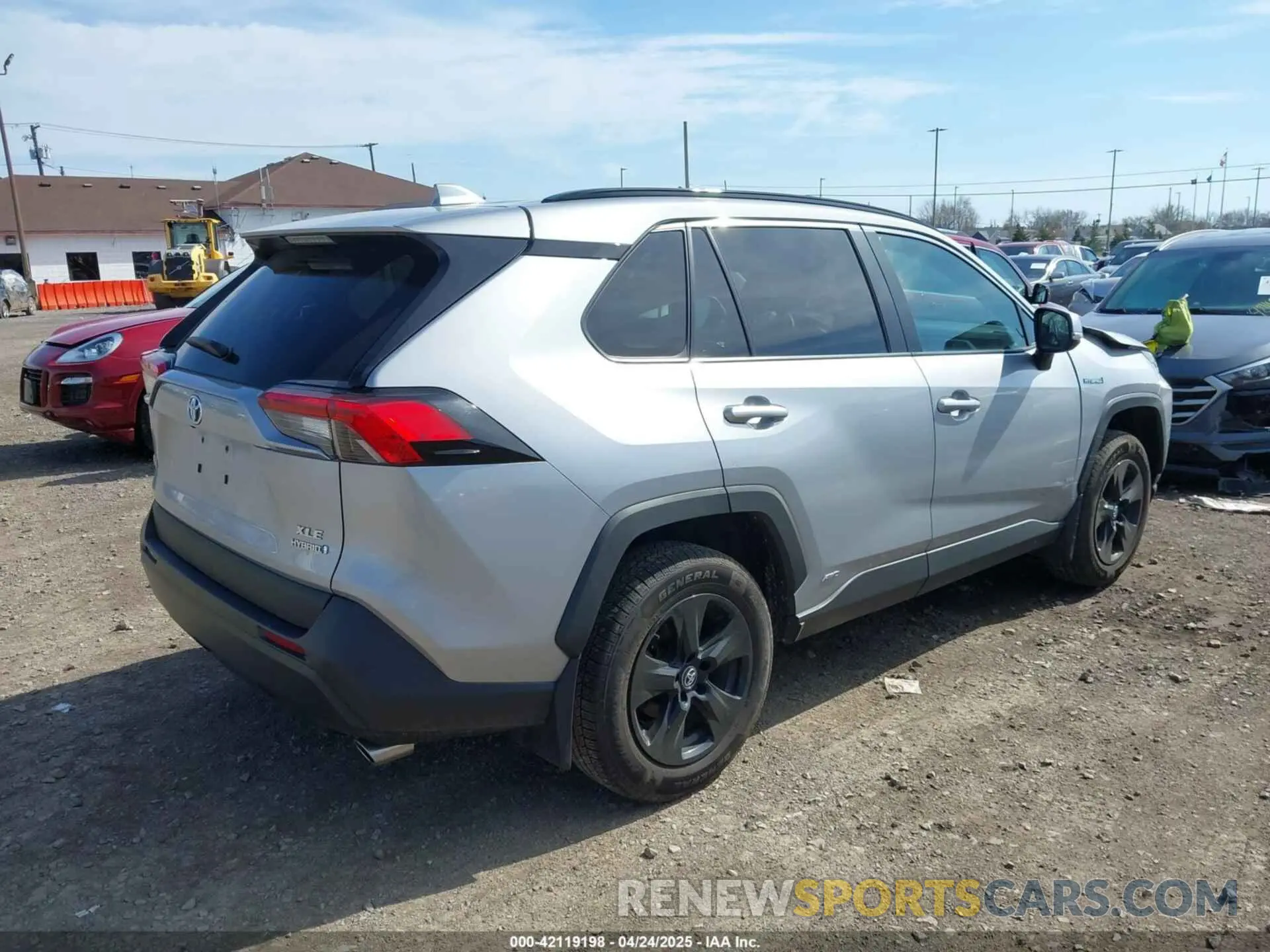 4 fotografías del automóvil dañado 2T3RWRFVXKW025676 TOYOTA RAV4 HYBRID 2019