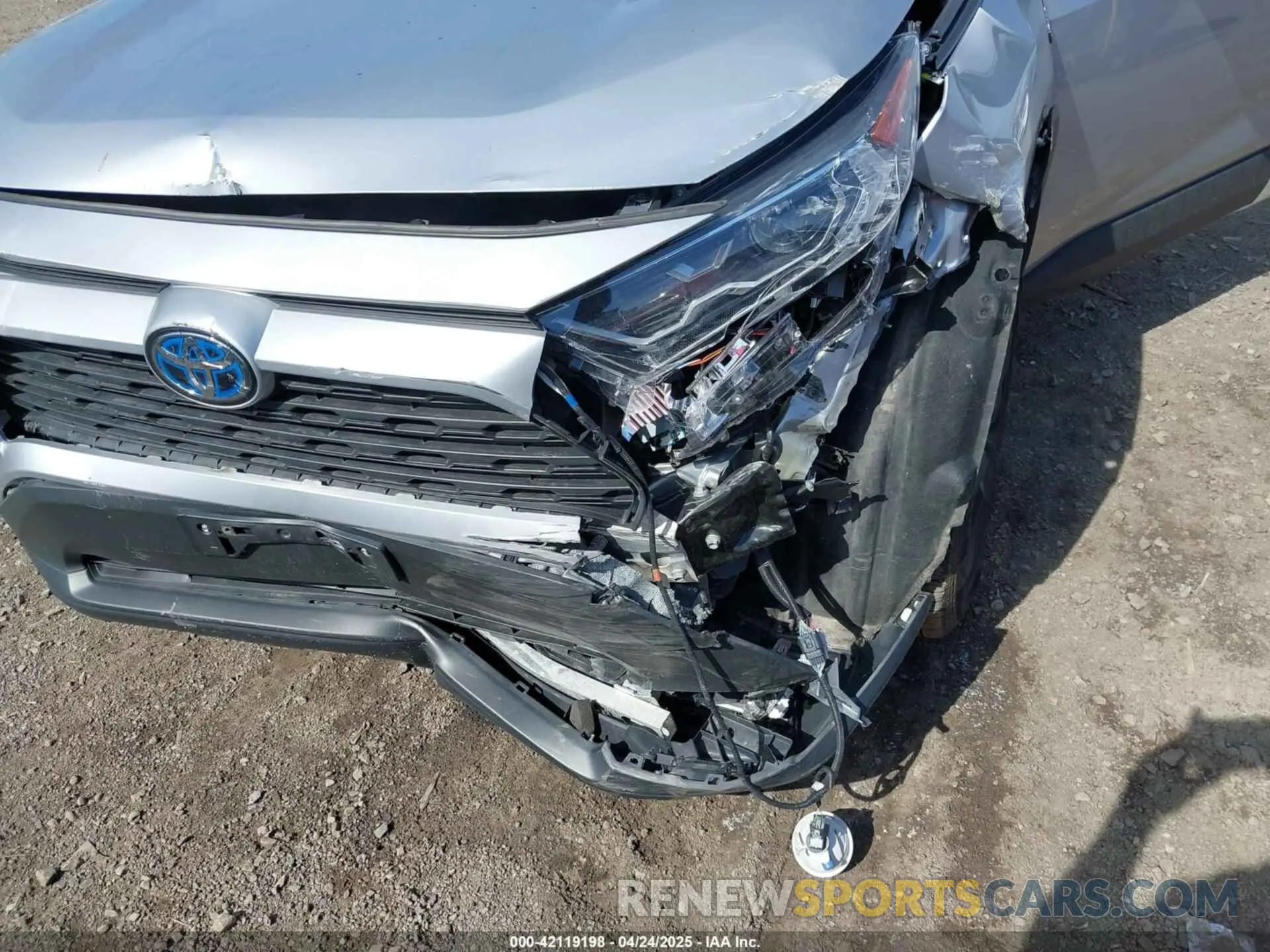 6 fotografías del automóvil dañado 2T3RWRFVXKW025676 TOYOTA RAV4 HYBRID 2019